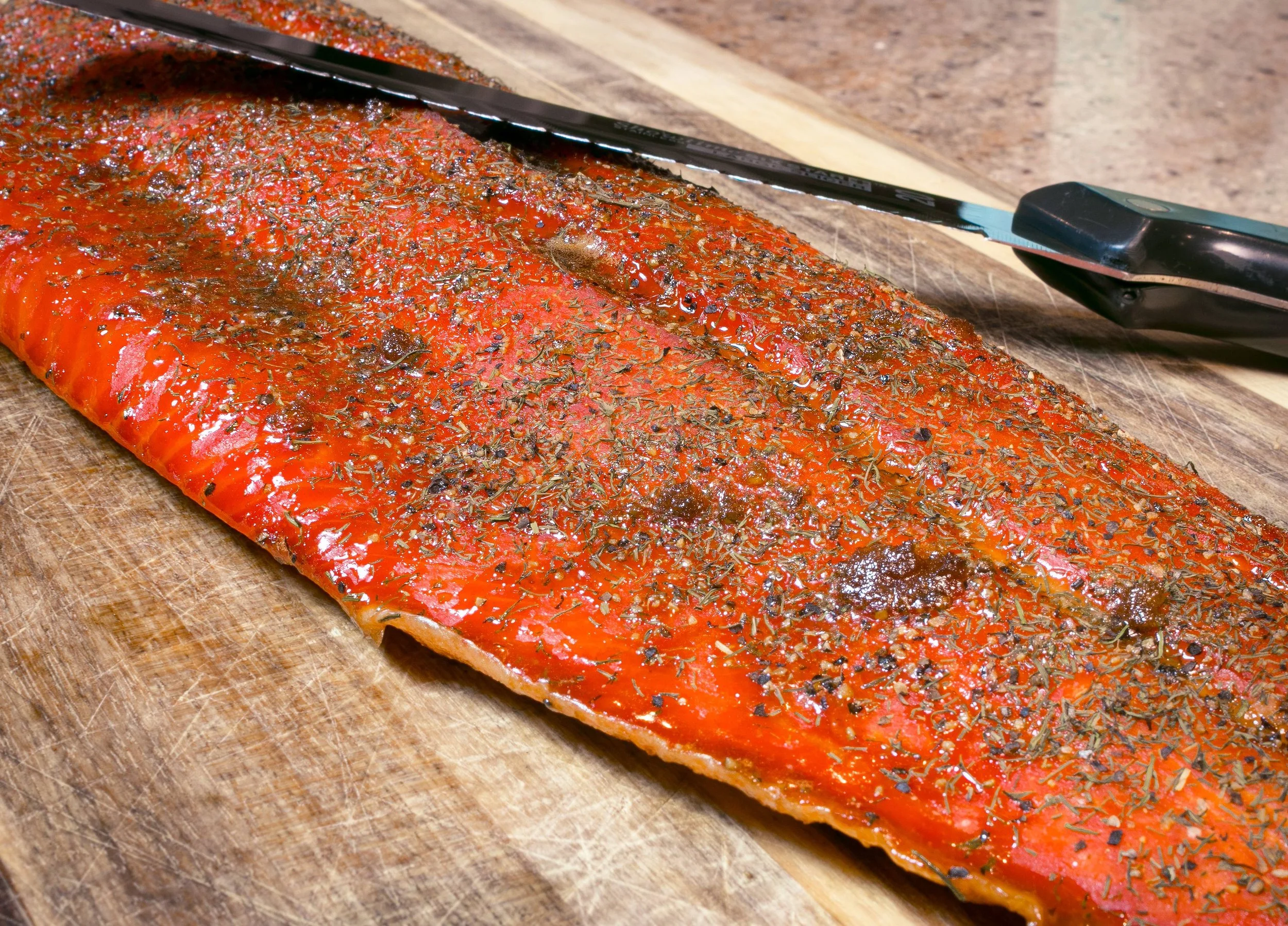 Slow Smoked Backyard Salmon