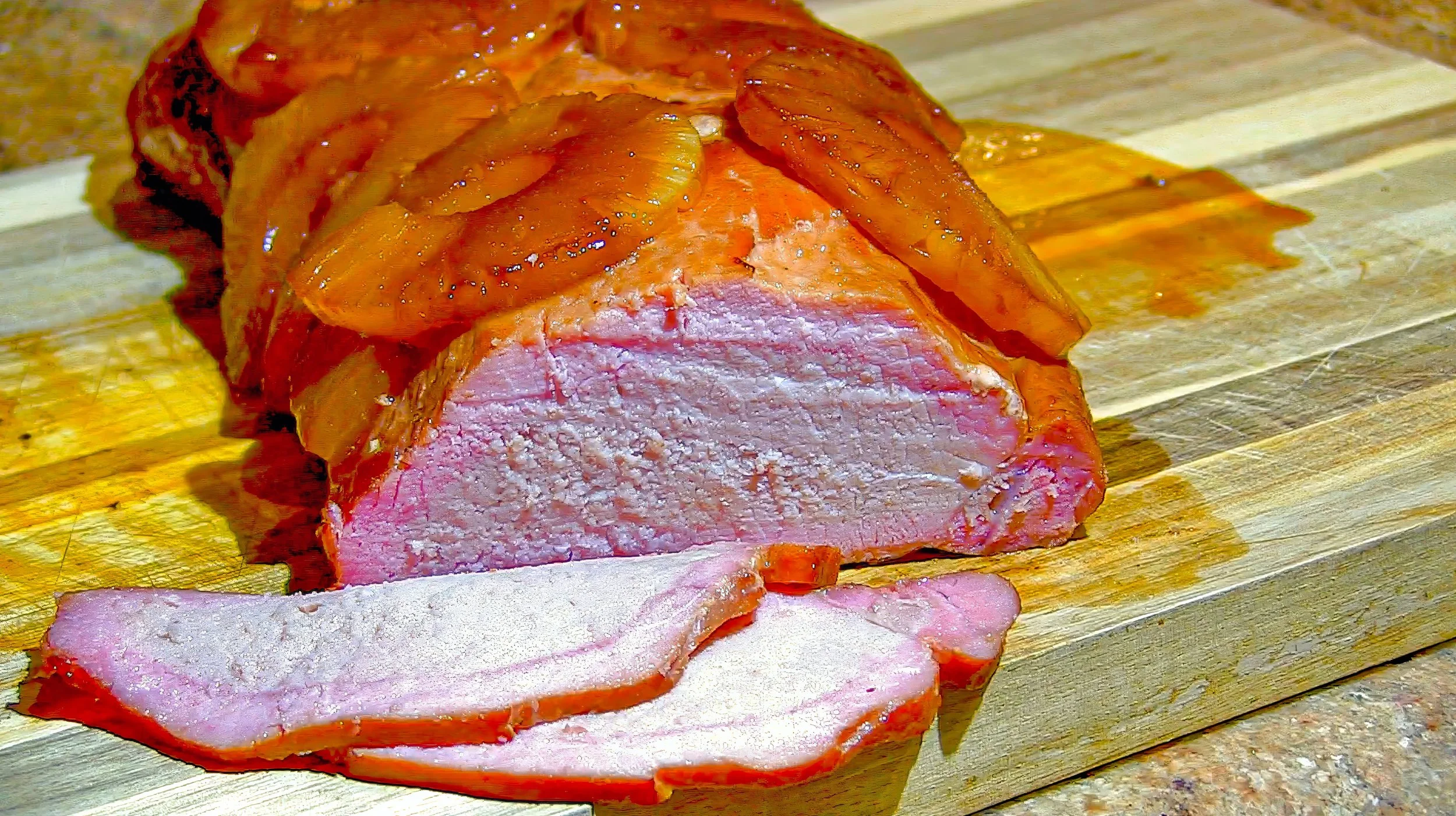Smoked Pineapple Teriyaki Pork Loin
