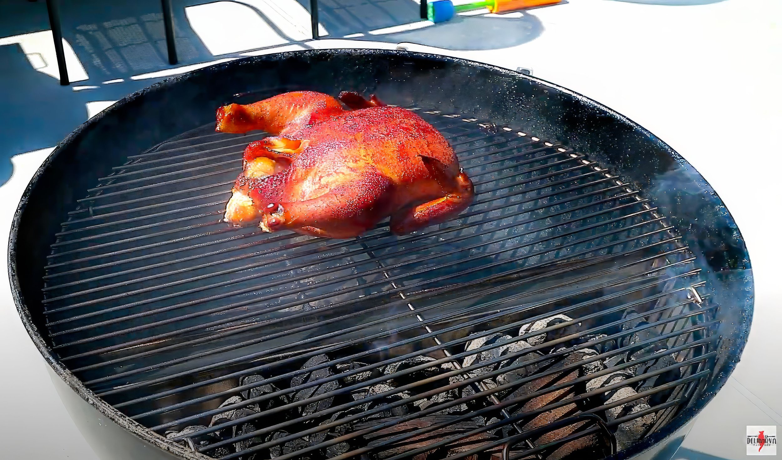 How to Smoke a Whole Chicken on a Charcoal Grill ππ₯