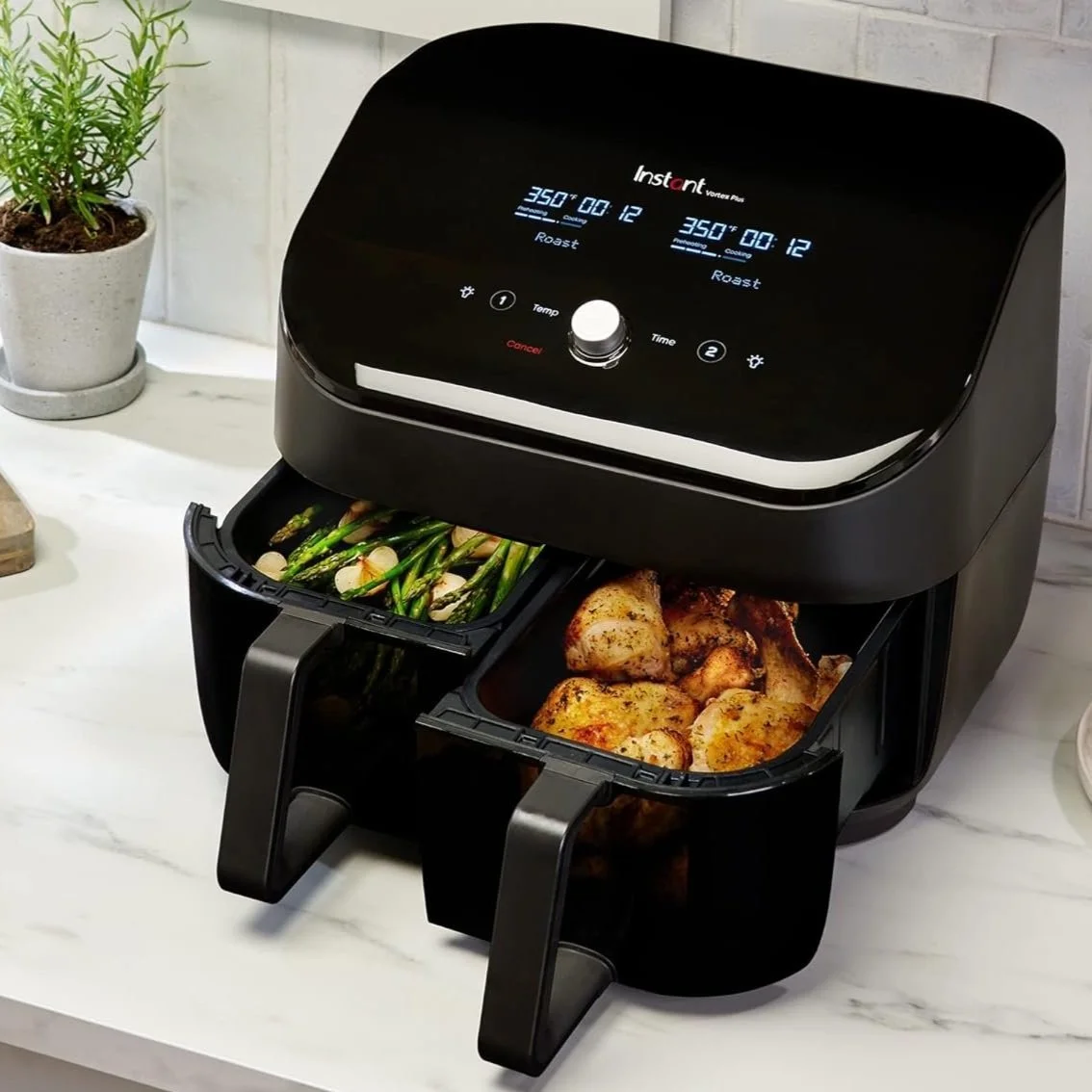 Instant Pot Vortex Plus Xl 8-quart Dual Basket Air Fryer