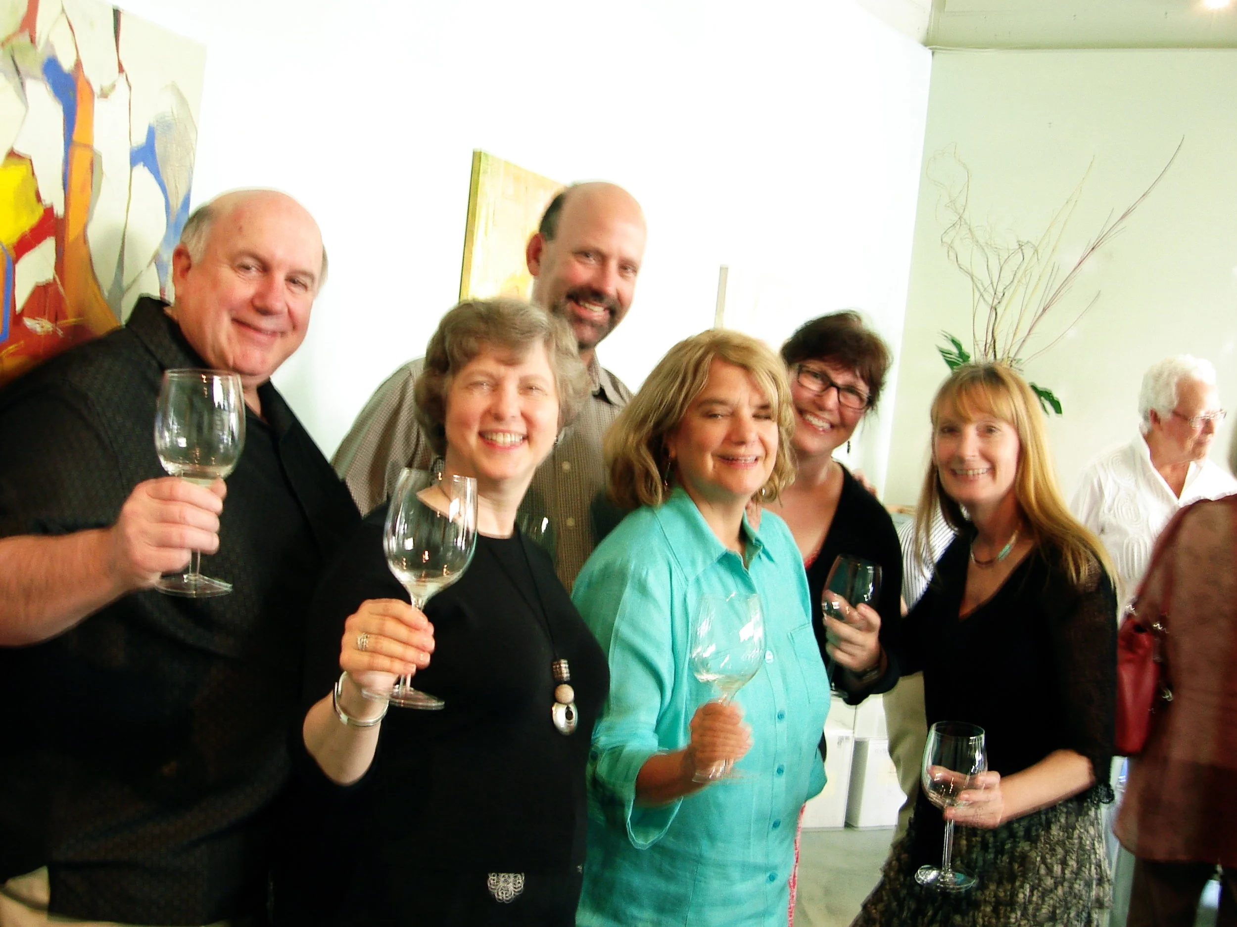 Gordy, Joan, Bruce, Kathleen, Annie and Ginger