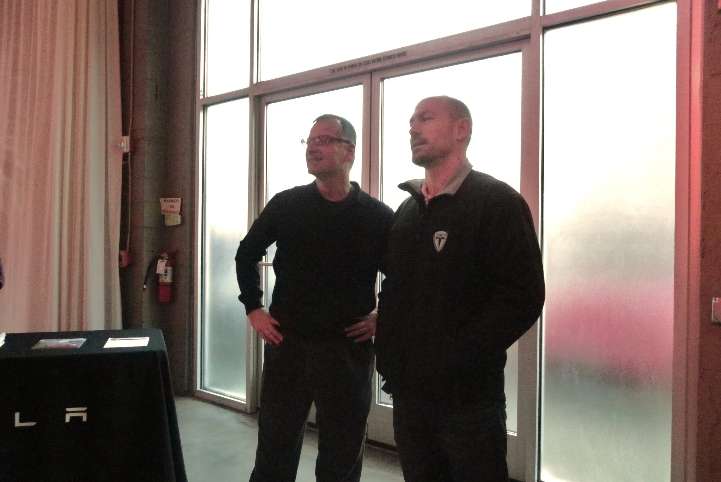 James B. and Troy contemplate…