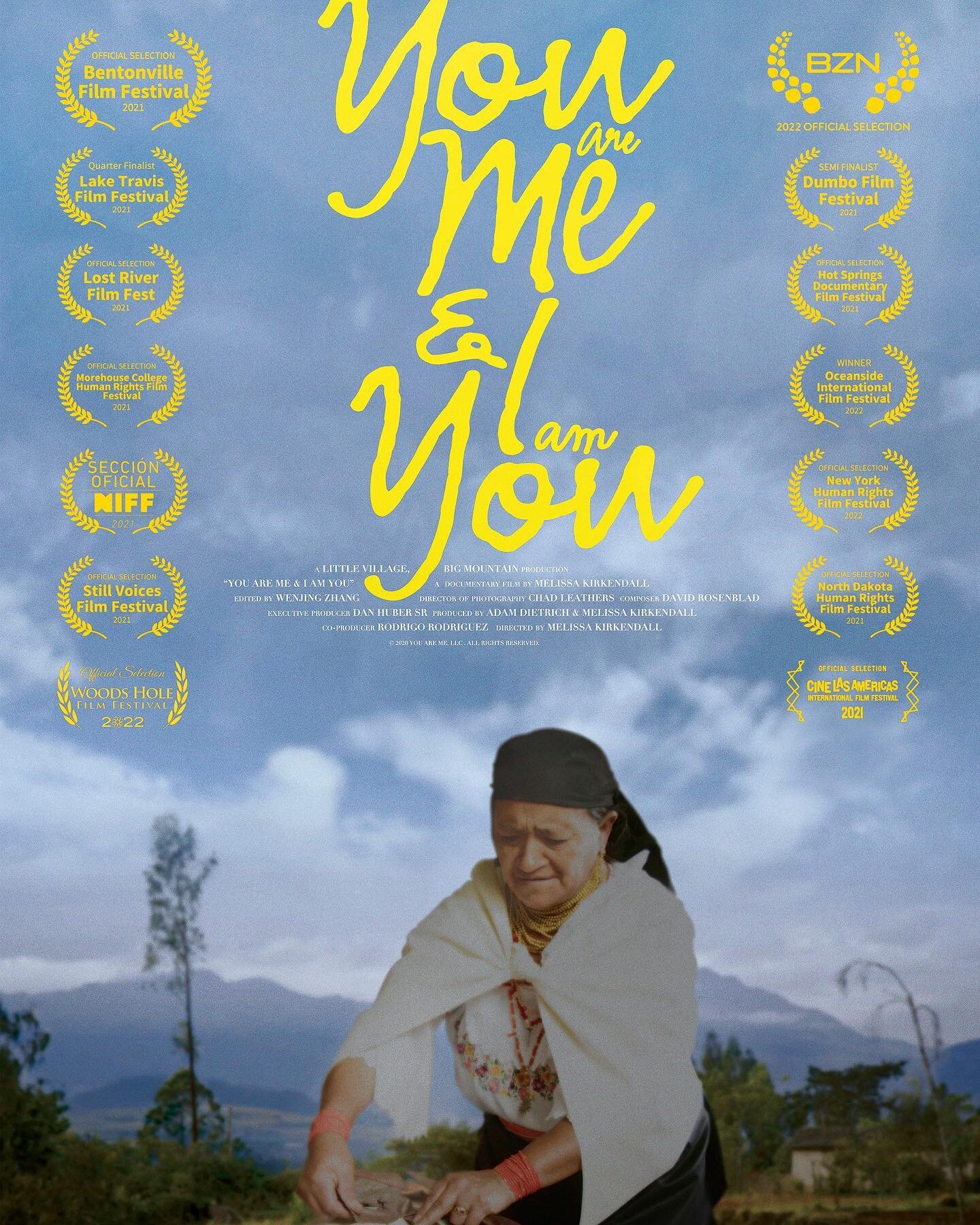It's hard to believe that it was just a little over a year ago that You Are Me &amp; I Am You began it's festival run.  Over the year, it has screened in 15 festivals, won 3 awards and been a finalist in 2 film festivals!

While the film is still out