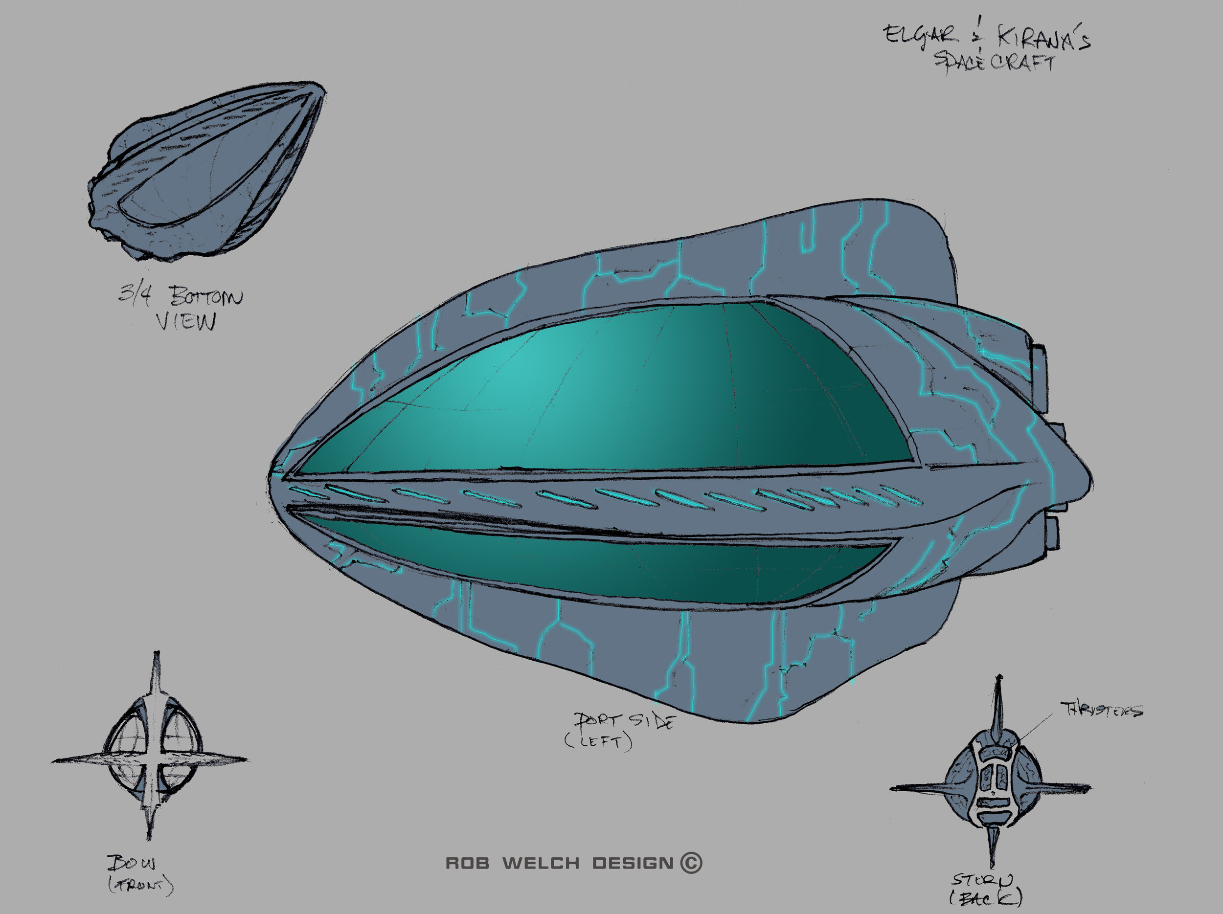 Alien Ship Concept (The Leviathan Chronicles)