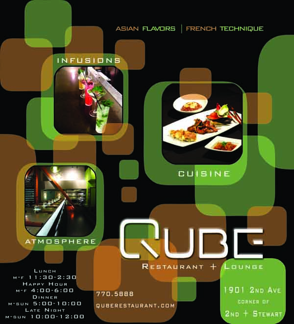 Qube Restaurant - Ad