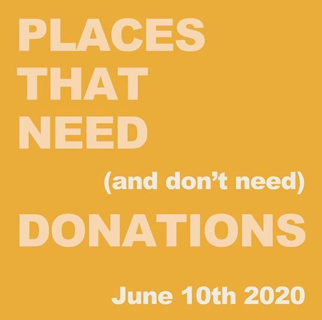 Let&rsquo;s not let up, keep your foot on the gas. | Places you can donate to, courtesy of @stephseemsok. #blacklivesmatter #defundthepolice