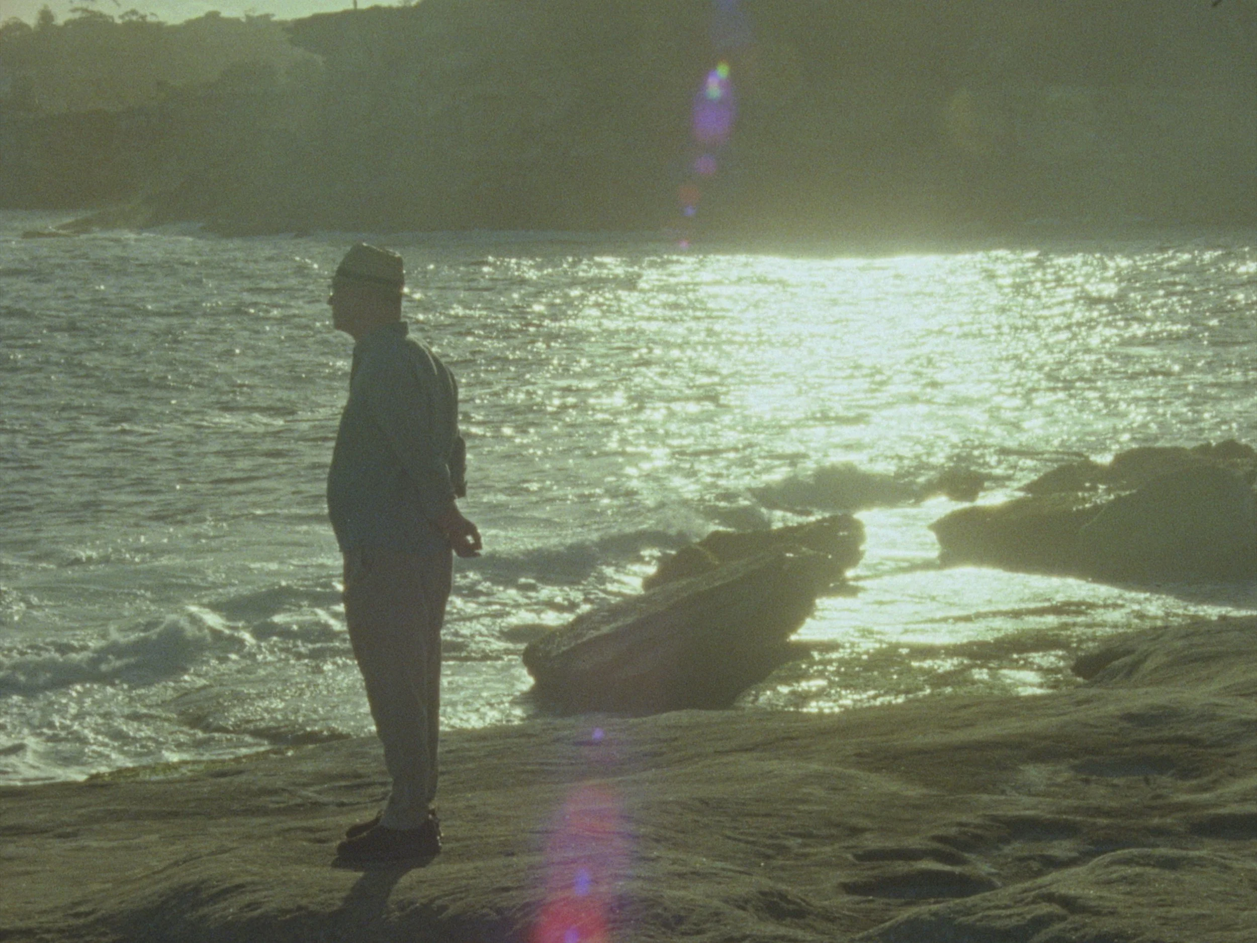Wide coastal landscape shot from documentary Lachlan, natural light cinematography by Elliott Deem