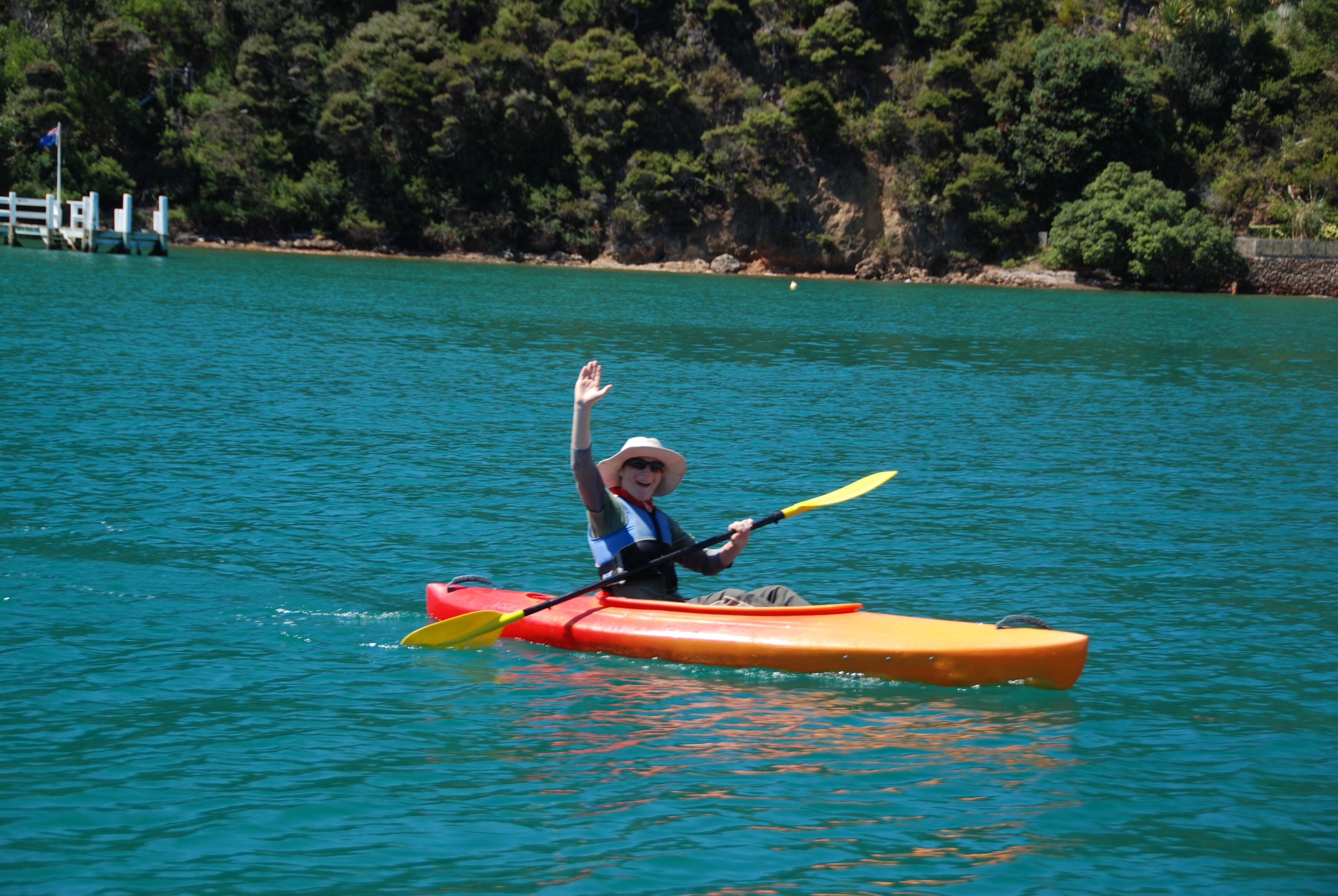 Kayaking on Kawau Island