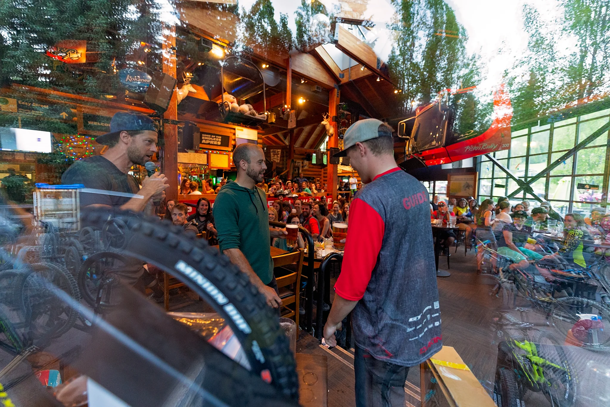 It was either arm wrestle, or...