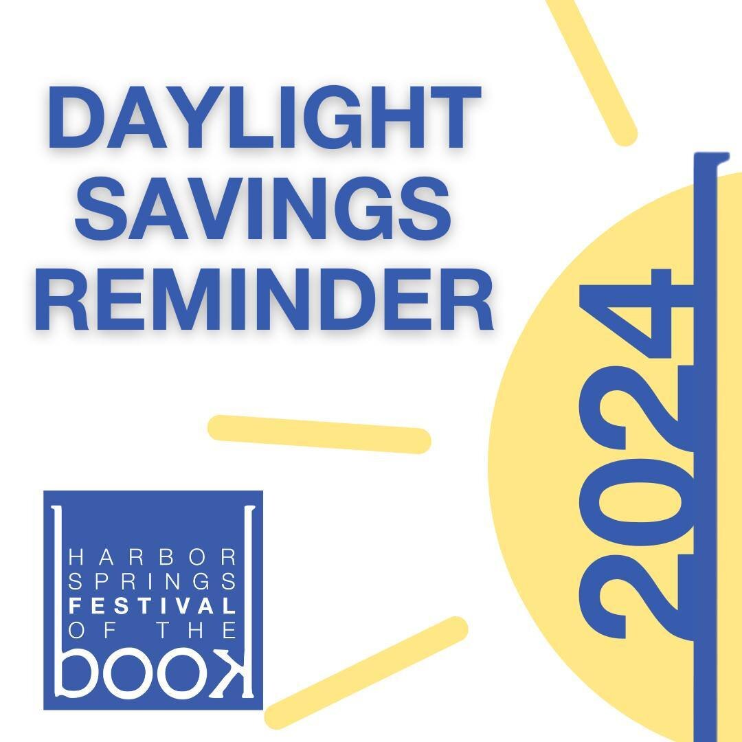 ⏰ Don't forget to spring forward! 🌞

Daylight Saving Time is here, and bright days are ahead! Make sure you change your clocks between chapters, and let's make the most of these extended evenings with a good book! 📖

#HSFOTB #HSFOTB2024 #HarborSpri