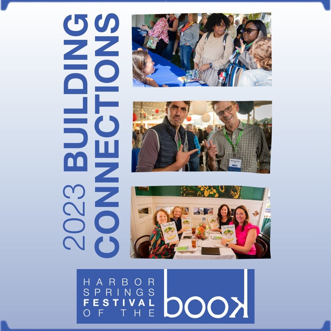 📚Dive into a world where words create bridges and stories spark connections!

The Harbor Springs Festival of the Book is more than just an event. It's a celebration of the magic that happens when people come together through literature.

🤝 Join us 