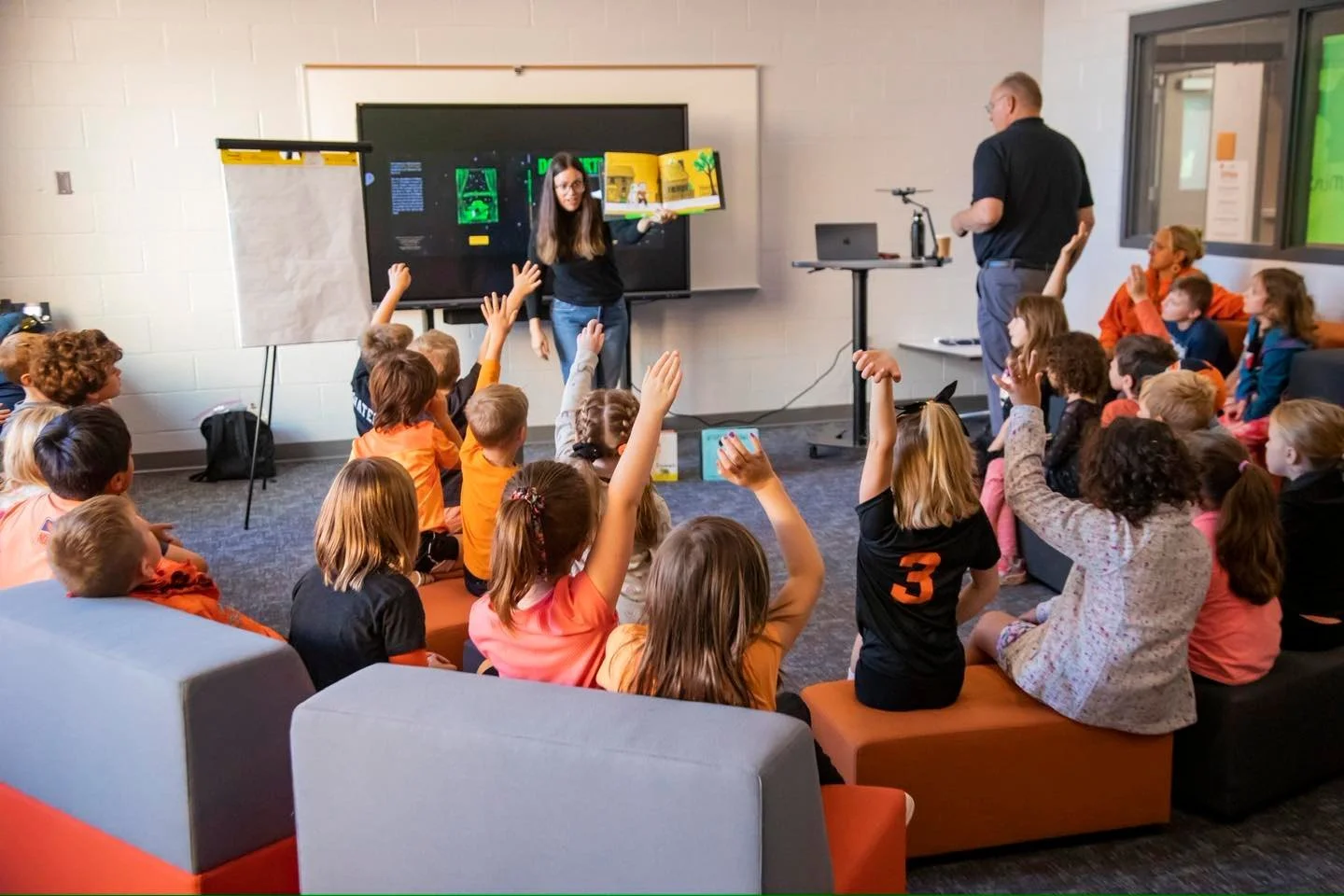 Since the inaugural Harbor Springs Festival of the Book, presenters have visited over 150 classrooms in six area elementary, middle, and high schools. On September 27, 2024, 18 authors/illustrators presented over 40 sessions to over 4,000 students in
