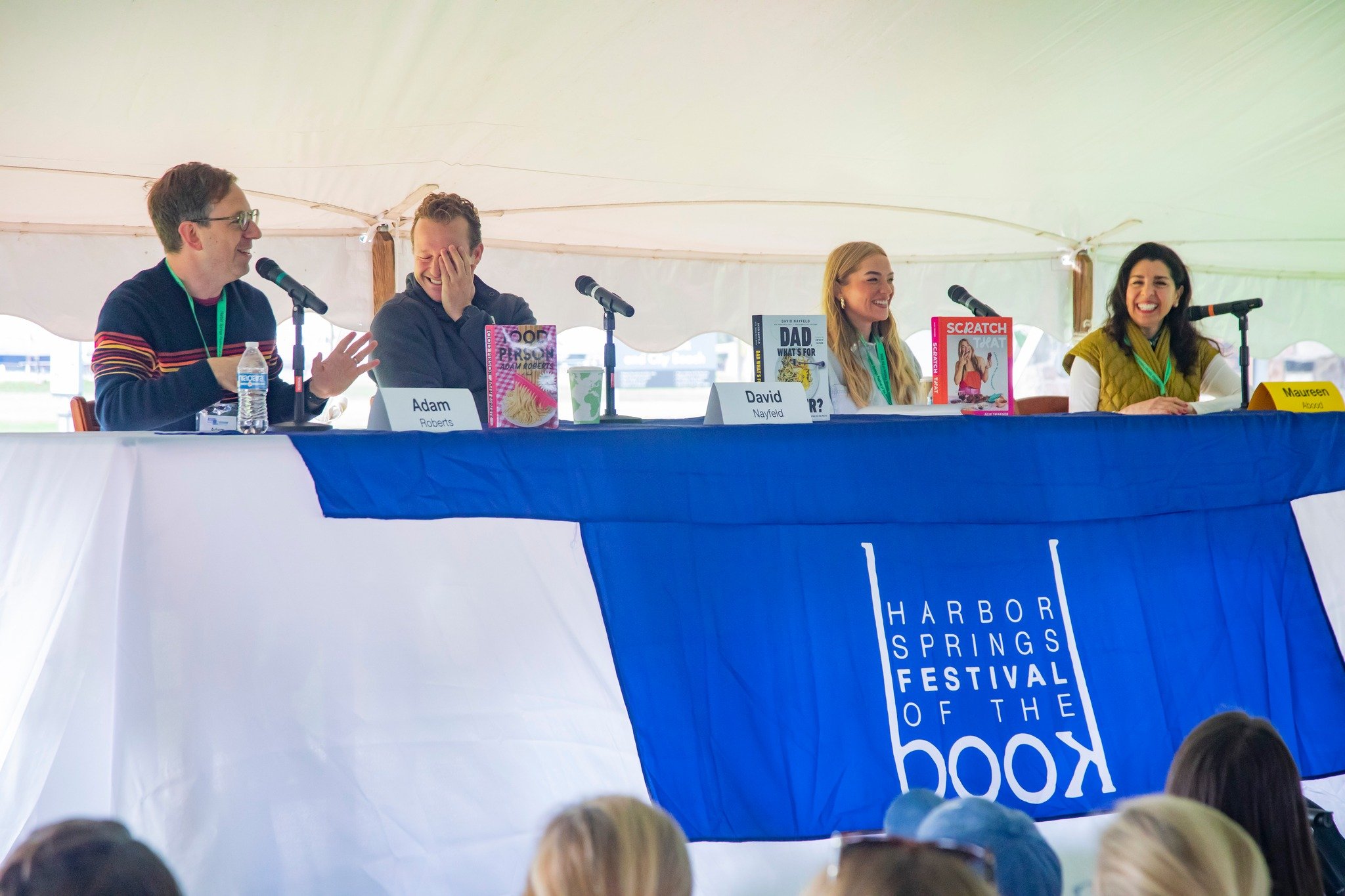 This panel conversation was definitely a highlight of our festival last year. It was wonderful to hear so many funny stories shared during the session.
@amateurgourmet 
@davidnayfeld 
@majortraeger 
#HSFOTB
