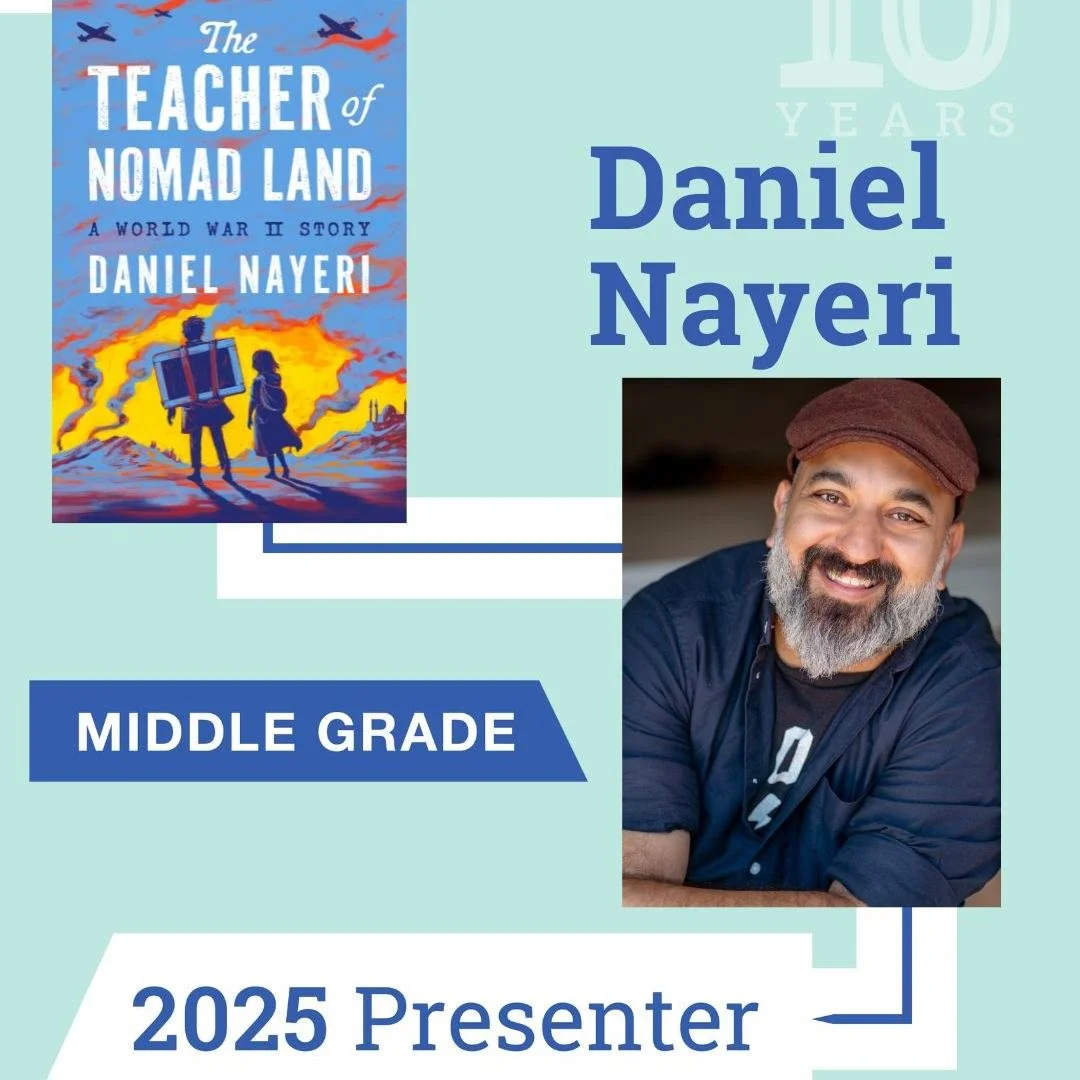 Great News!
Daniel Nayeri just won the National Book Award for Children's Literature! 👏👏👏
@danielnayeri 
See all the 2025 winners👇
www.nationalbook.org/winners-of-the-2025-national-book-awards-announced/