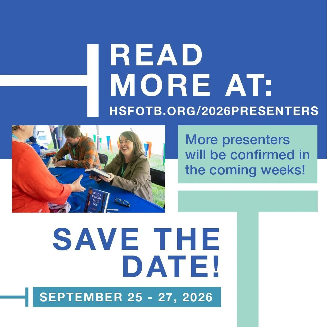 📢SAVE THE DATE!
Held in beautiful Harbor Springs, Michigan, the Festival is a three-day celebration of readers, writers, books, and the literary craft. 
We feature up to 50 nationally published authors and illustrators in sessions including eight ge