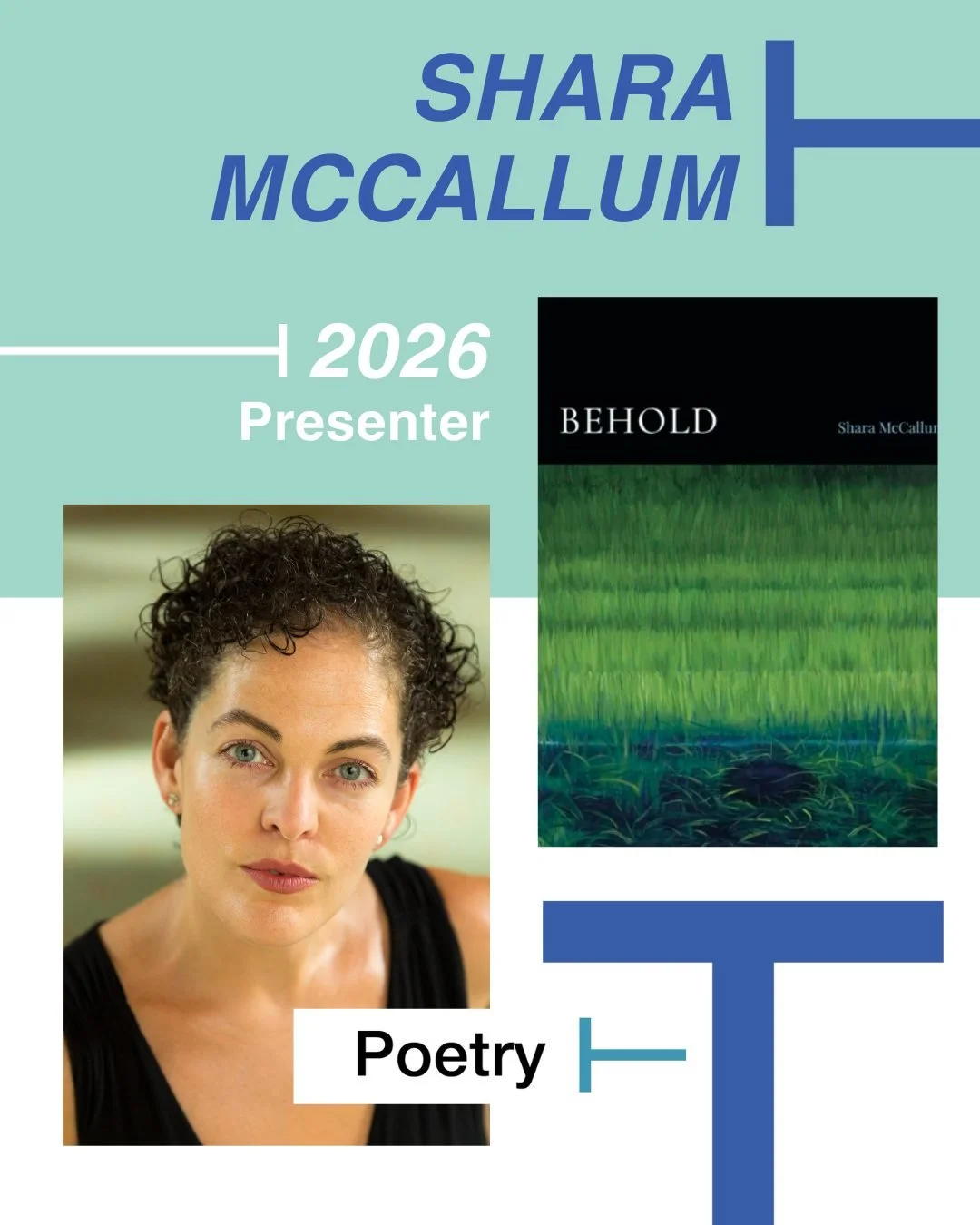 Shara McCallum is the author of seven books, published in the US &amp; UK, including Behold (2026); No Ruined Stone, winner of the 2022 Hurston/Wright Legacy Award for Poetry; and Madwoman, winner of the 2018 OCM Bocas Prize for Caribbean Poetry. Fro