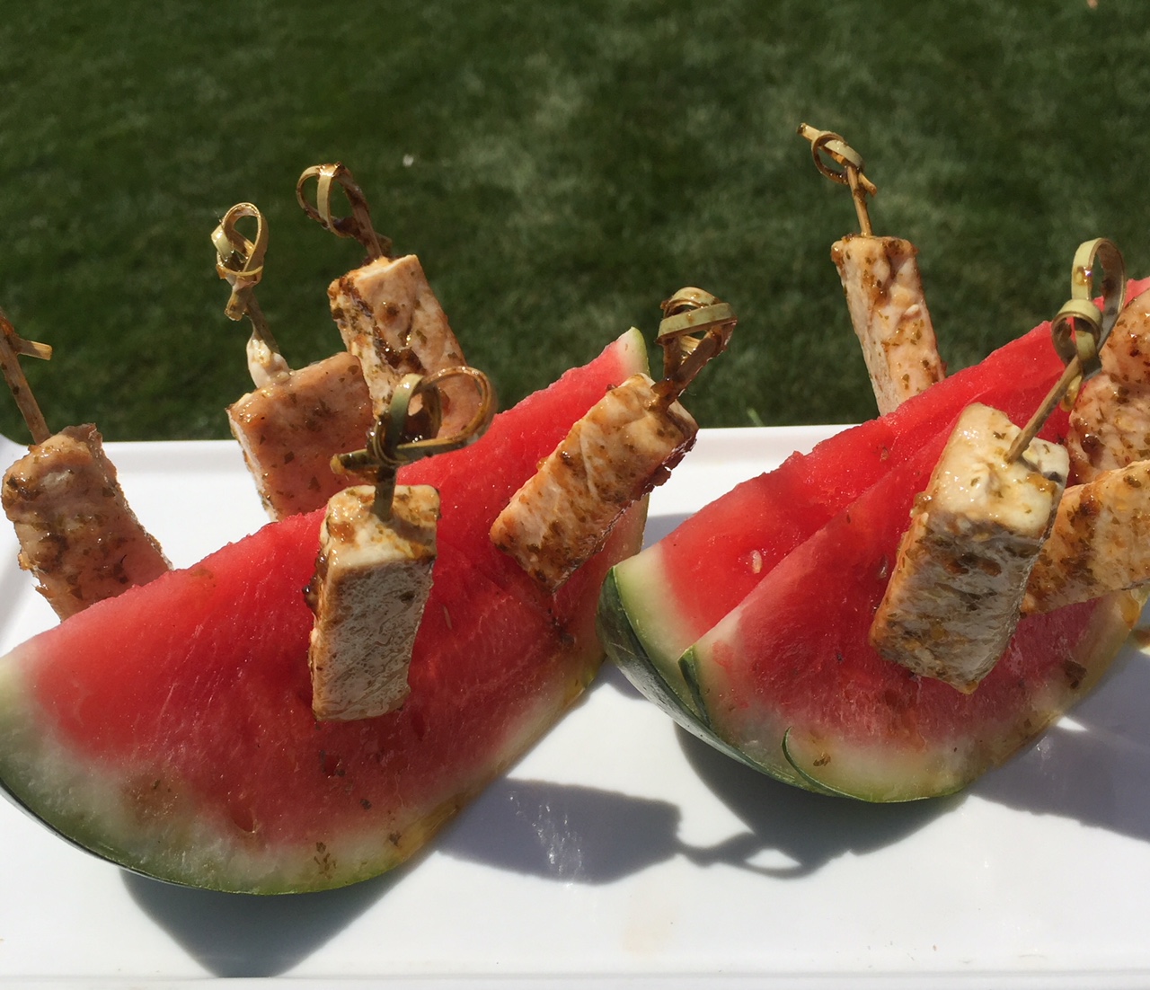 Chicken Skewer Hors D'oeuvre