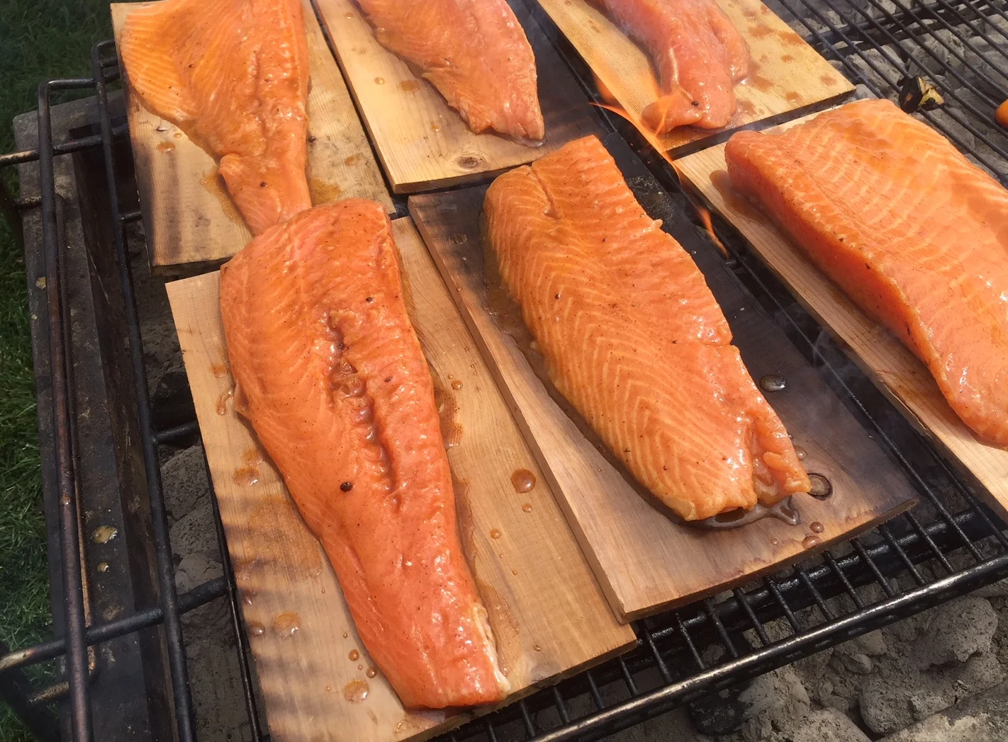 Cedar Plank Grilled Salmon