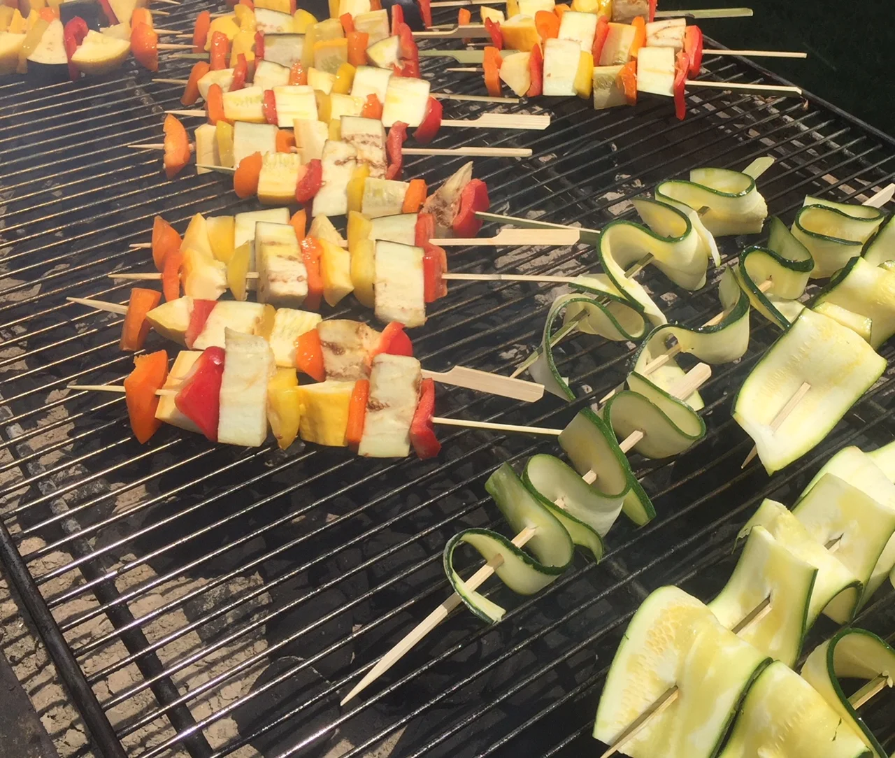 Grilled Vegetable Kebabs