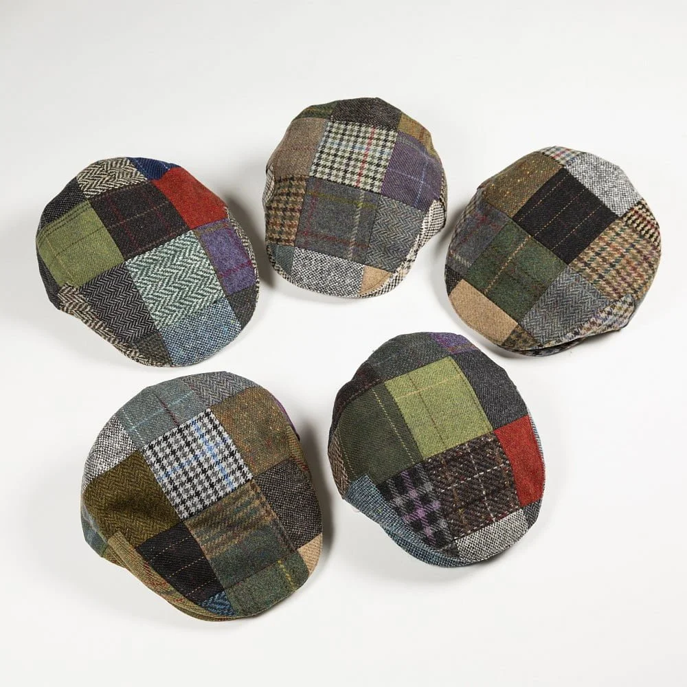 John Hanly Irish Tweed Patch Cap — Highlands Card Gift