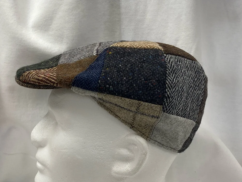 Erin Patchwork Tweed Cap by Hanna Hats — Highlands Card & Gift
