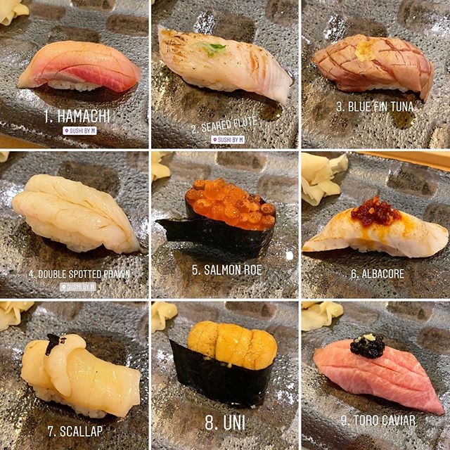 Thank you @sushi_by_m for a 🤯 experience #omakase 🍣
&bull;
&bull;
If you haven&rsquo;t been you must go, I&rsquo;m already looking forward to my next time 🤤