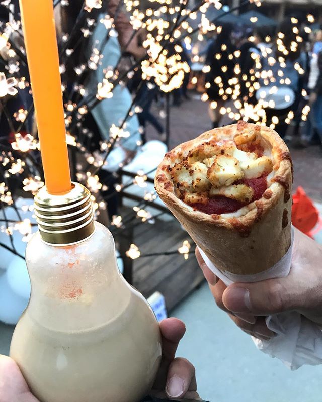 I see you 💡 boba, I raise you a 🍕 cone