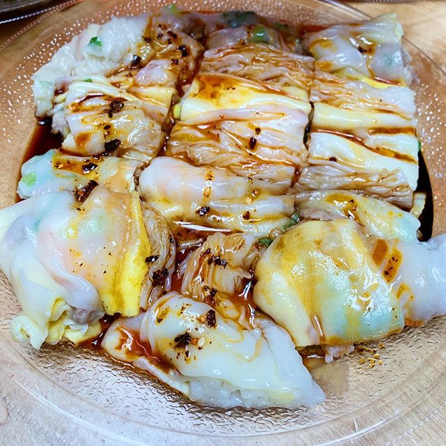 Rice Rolls with pork, shrimp, and egg 🤤, need I say more? #favoritefood #ricerolls