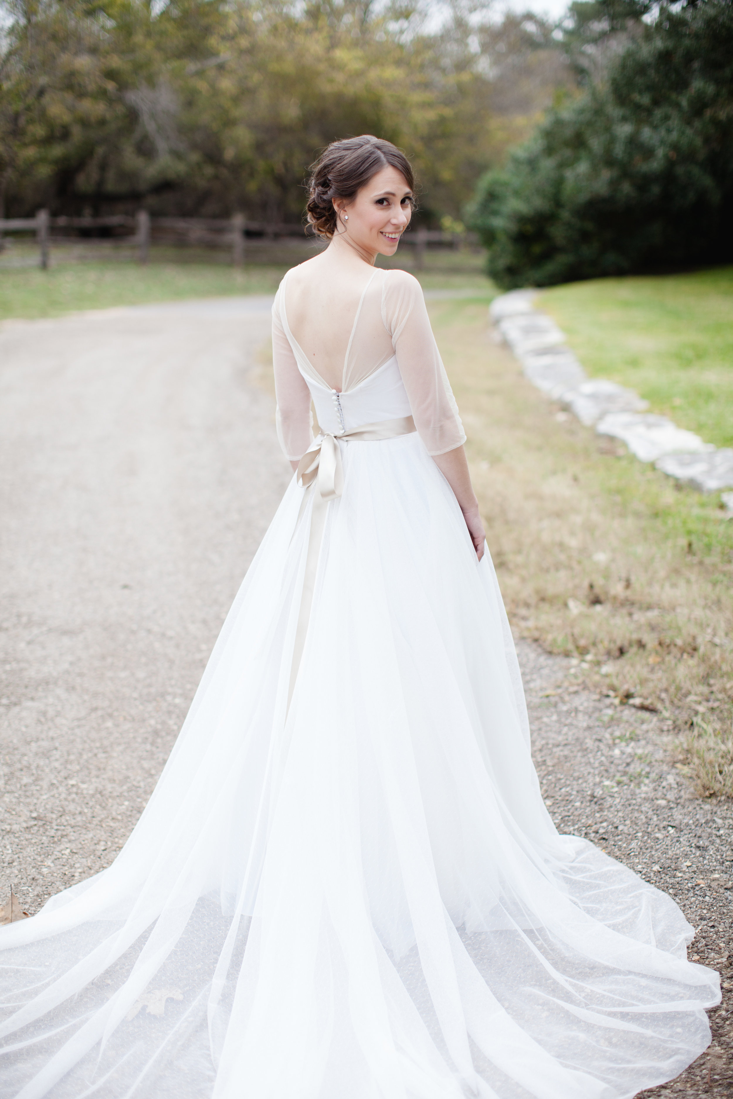 Real Brides — Moonlight and Moss | American Made Custom Wedding Gowns ...