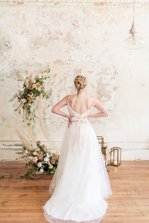 Everly Gown  Moonlight and Moss | American Made Custom Wedding Gowns and  Reception Outfits