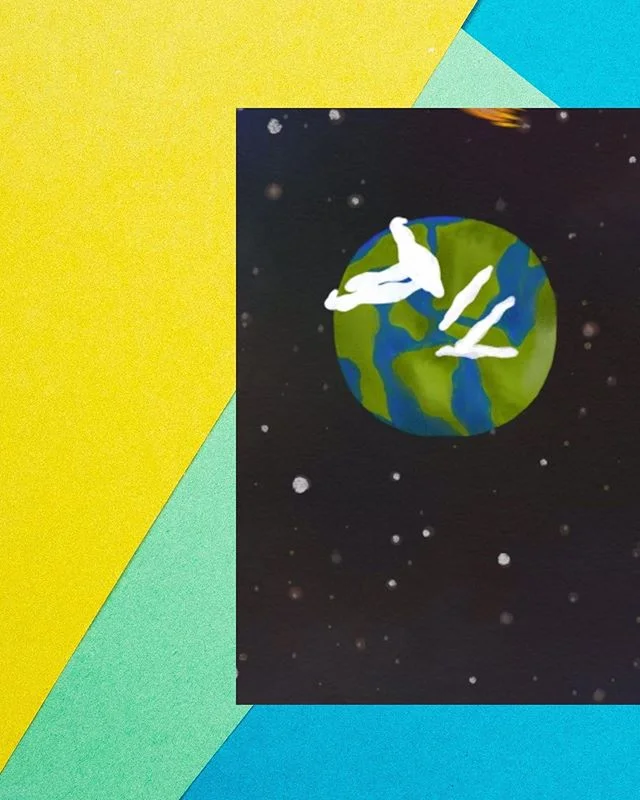 Still .jpg from an animation short by @shubuu - There are no words in the film aside from some funny noises Jack makes with his mouth, but there need not be words as the film tells the story of creativity, of wonder, and of the importance of a planet