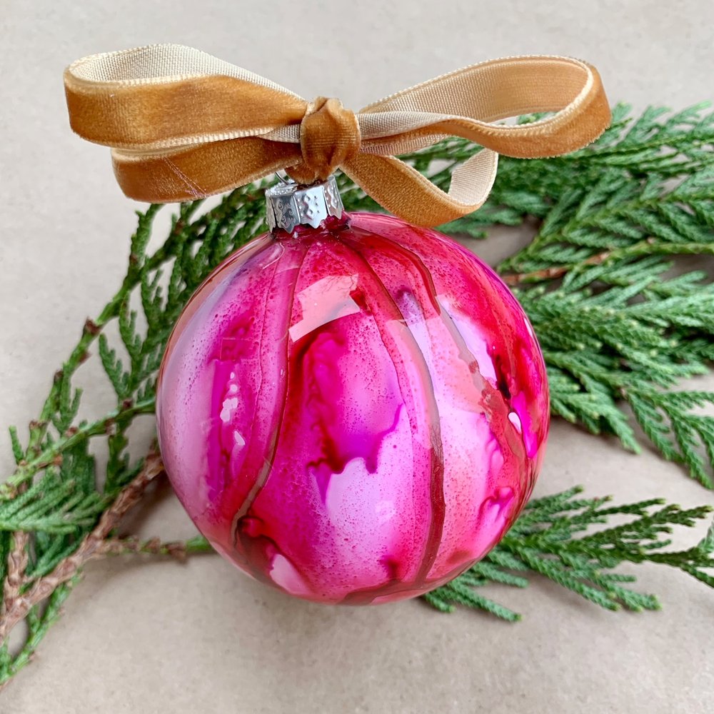 Holiday Hand-painted Ornaments by Heather Harrington — Life and Whim Studio  by Heather Harrington