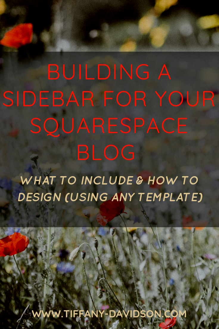Building A Sidebar For Your Squarespace Blog: What To Include &amp; How To Design (Using Any Template)