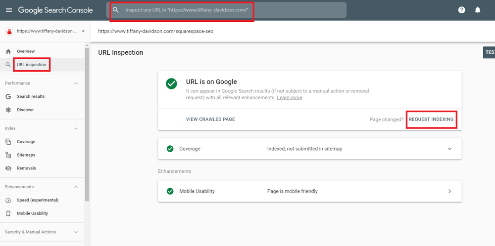 Tiffany Davidson Squarespace SEO Expert Course
