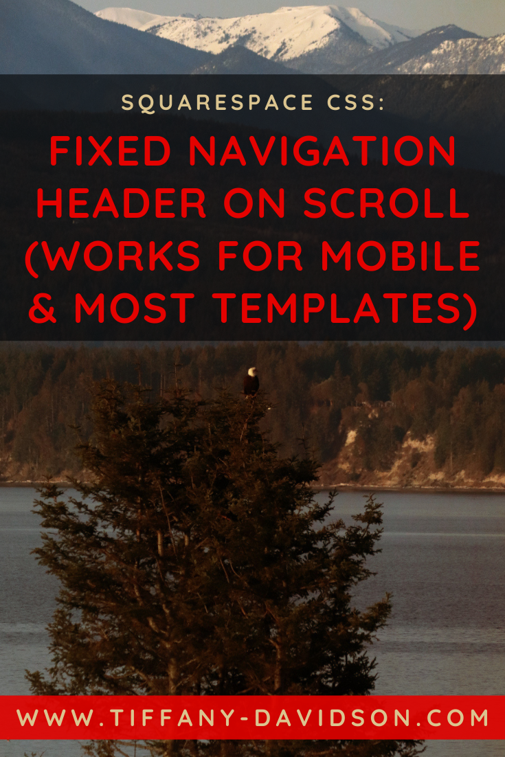 Squarespace CSS: Fixed Navigation Header on Scroll (Works For Mobile &amp; Most Templates)