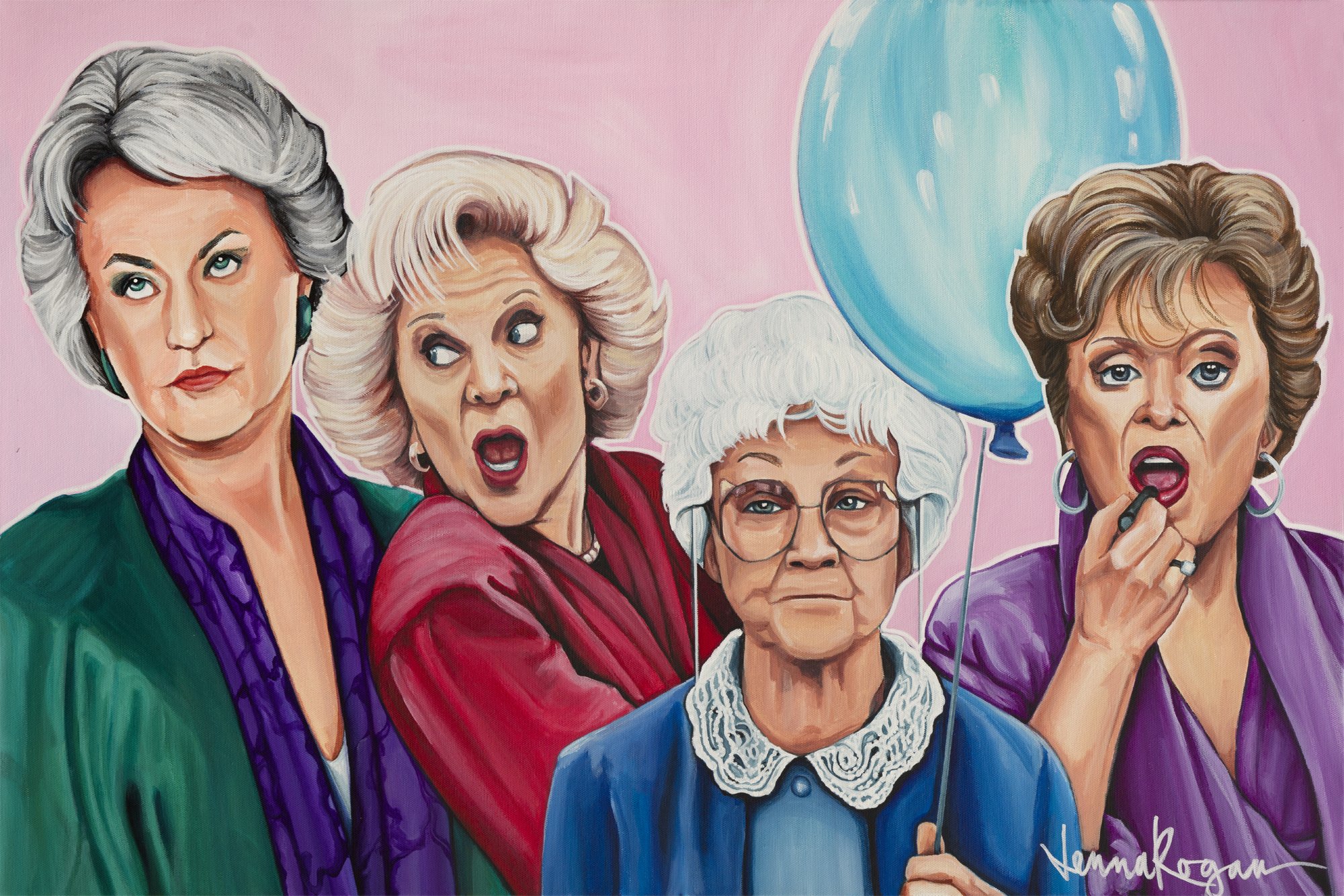 Golden Girls by Jenna Louise: Vibrant Art Celebrating Pride and Iconic TV Characters Jenna Louise Art Golden Girls by Jenna Louise: Vibrant Art Celebrating Pride and Iconic TV Characters Jenna Louise Art