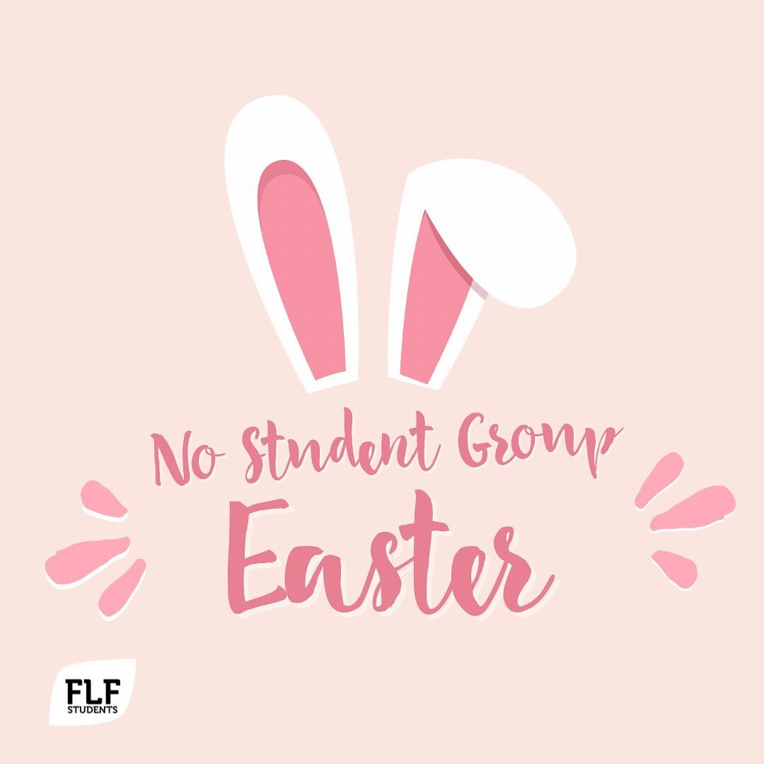 🚨NO STUDENT GROUP ON EASTER🚨
Spend time with your family! 👨&zwj;👩&zwj;👧&zwj;👦🐰