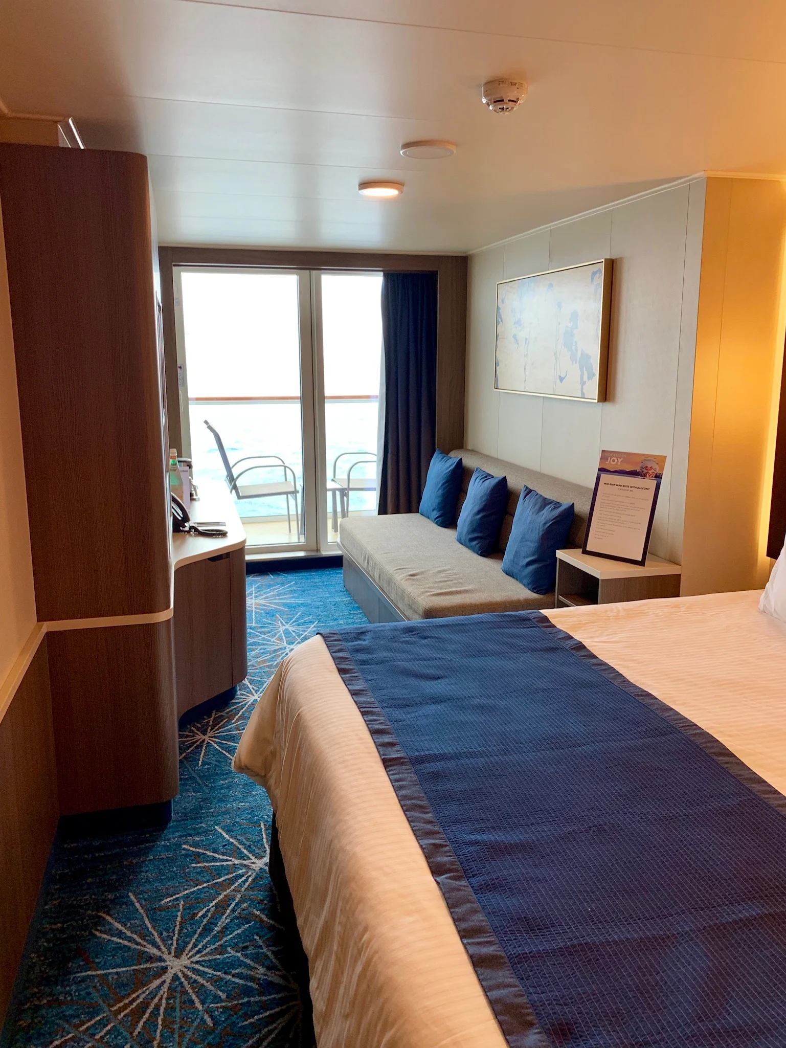 NCL Joy - Mid Ship Mini Suite with Balcony