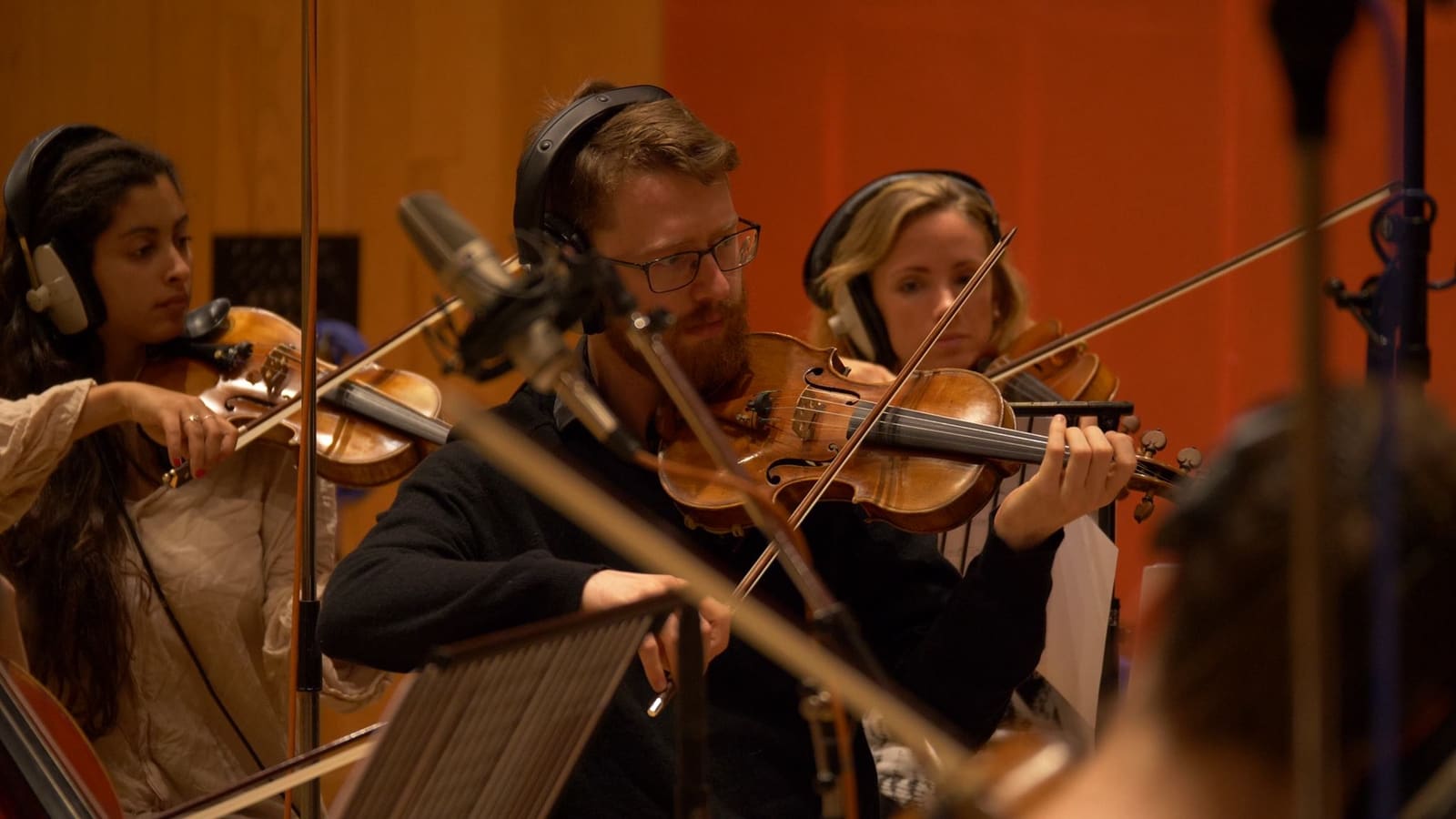 The Angel Strings players, who also performed for Auddict’s United Strings of Europe.