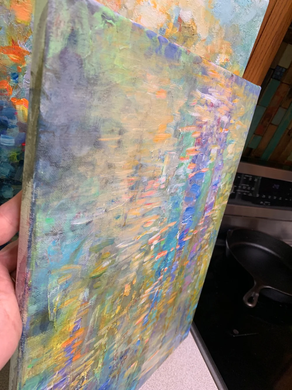 Cool Water,” acrylic on canvas original, 16” x 20” — Susan Kennedy Art