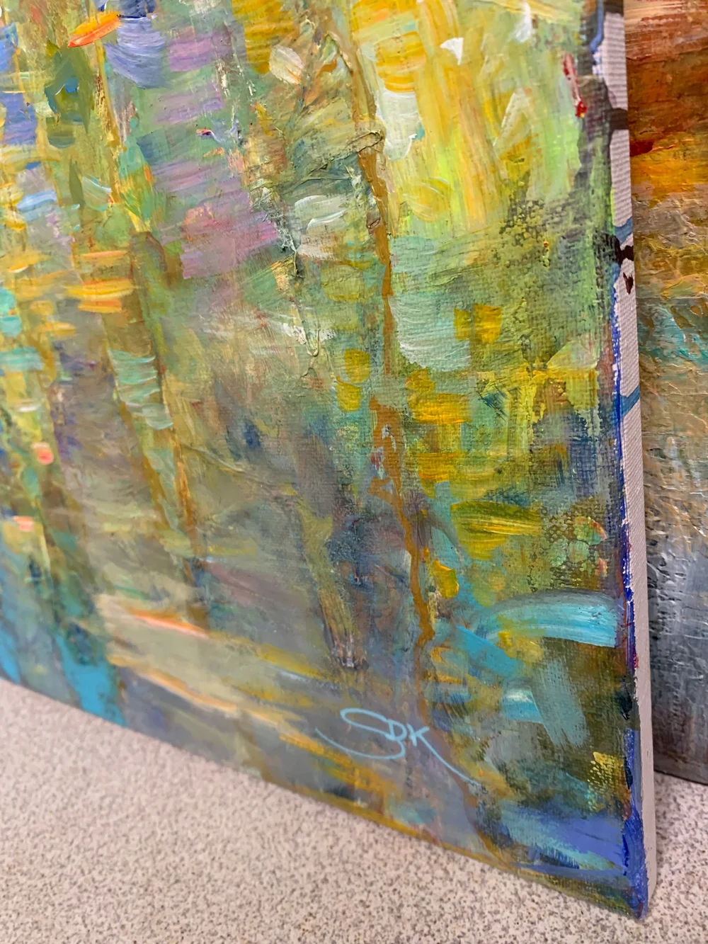 絵画 Cool Waters 絵画 Cool Waters Cool Water,” acrylic on canvas original, 16” x 20