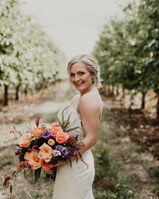 Sweetest bride, inside + out 💕⠀⠀⠀⠀⠀⠀⠀⠀⠀⁣
⁣
Photography: @marcela.jpg ⁣ 
Coordination: @_kellyelynn ⁣
Catering: @daltonsnorthwestcatering 
Treats: @1927smores
MUAH: @ckennedybeauty ⁣ ⁣ ⁣
Florist: @artisticflowerswedding ⁣
⠀⠀⠀⠀⠀⠀⠀⠀⁣
#thebarnpnw #marri