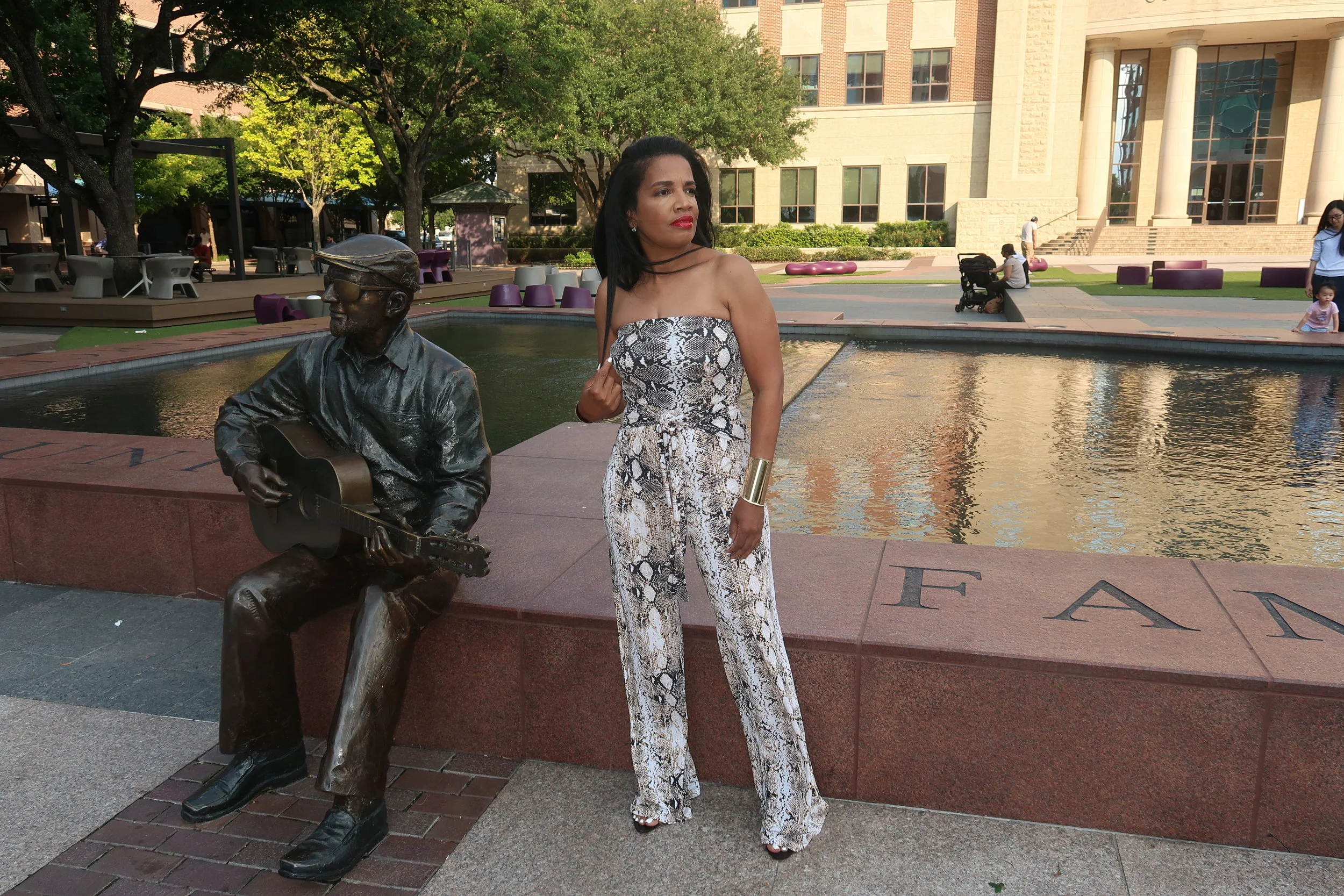 Simone Snake print jumpsuit