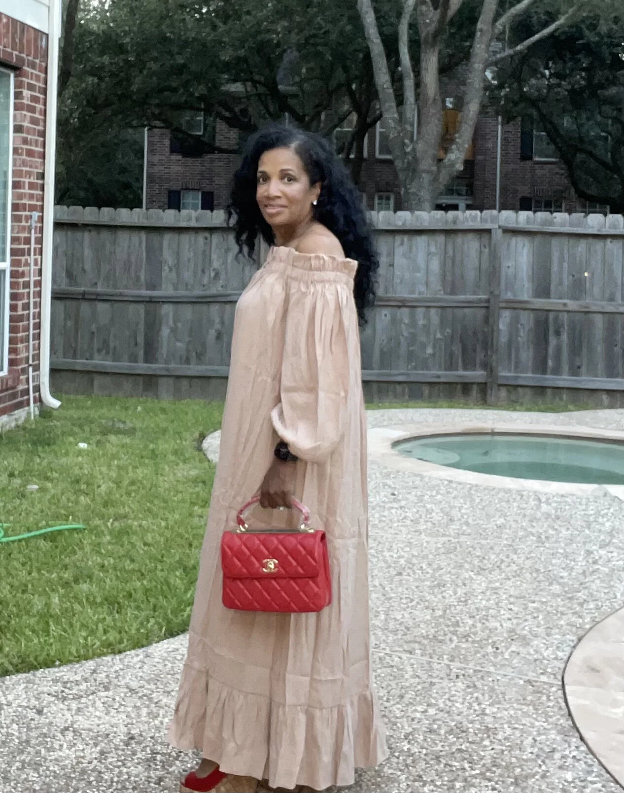 Sandy Off the shoulder maxi