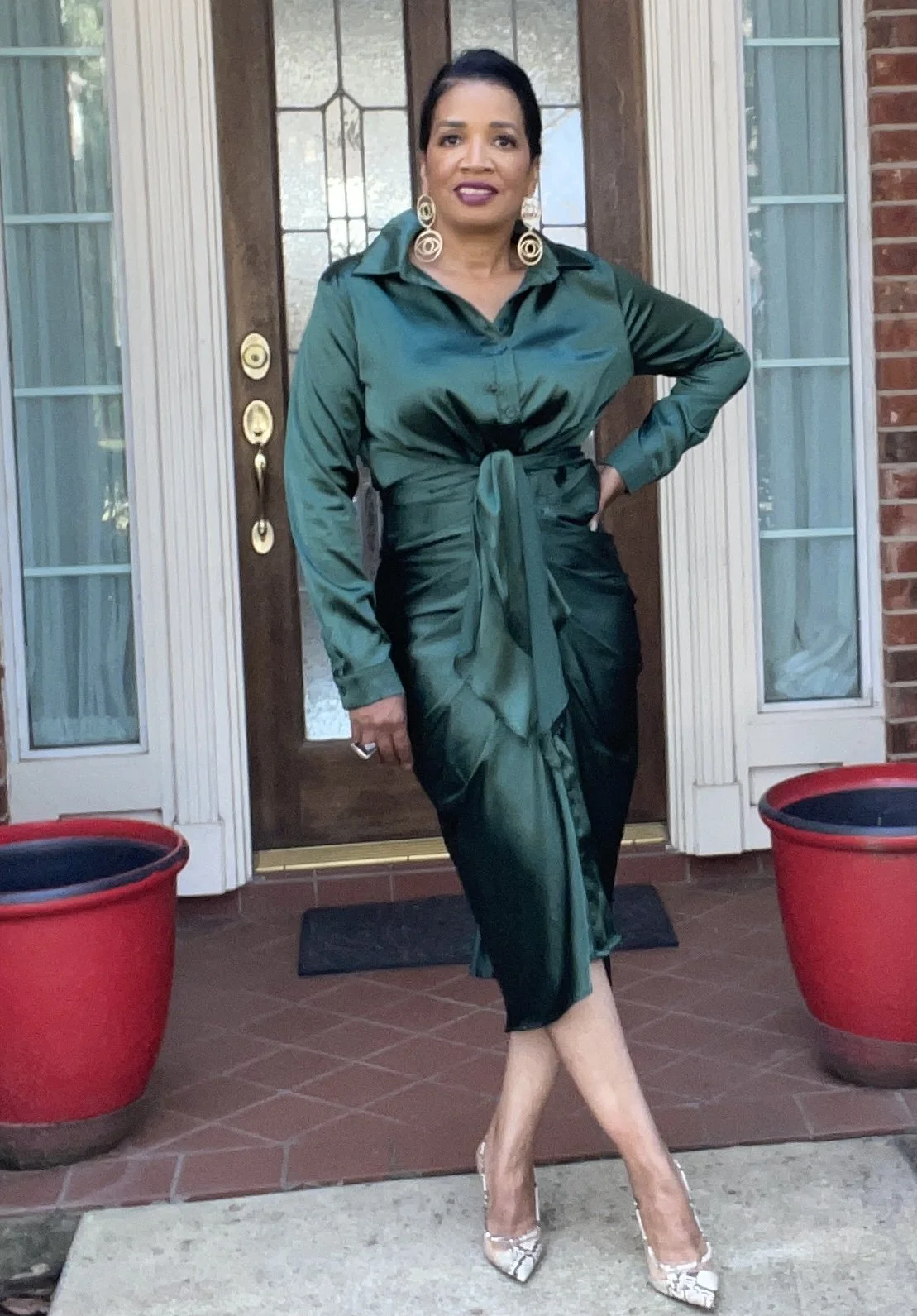 Waay to Sexy Dress (Emerald Green)