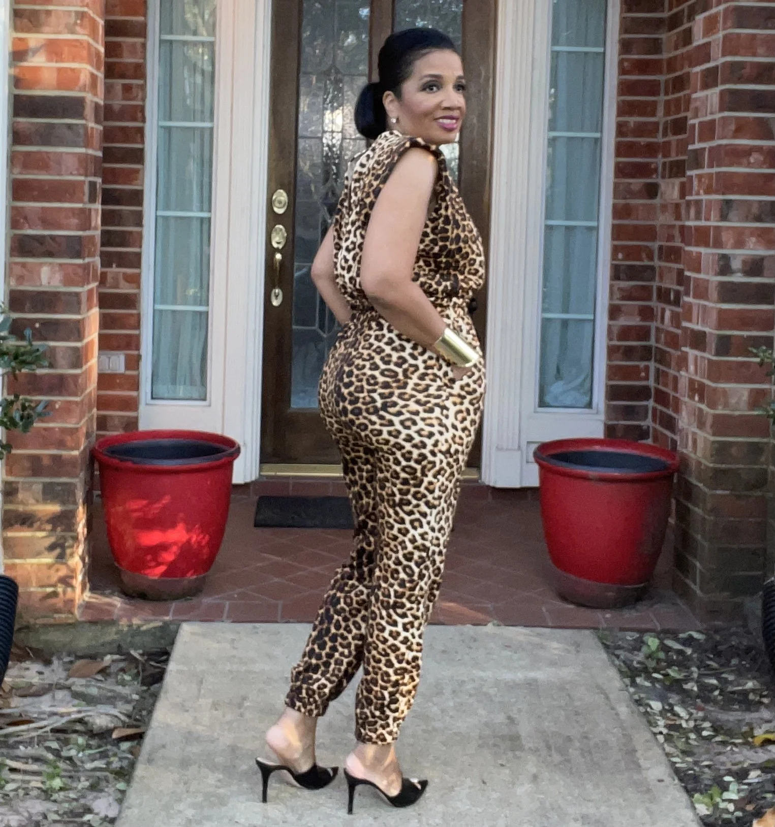 Taina Leopard jumpsuit