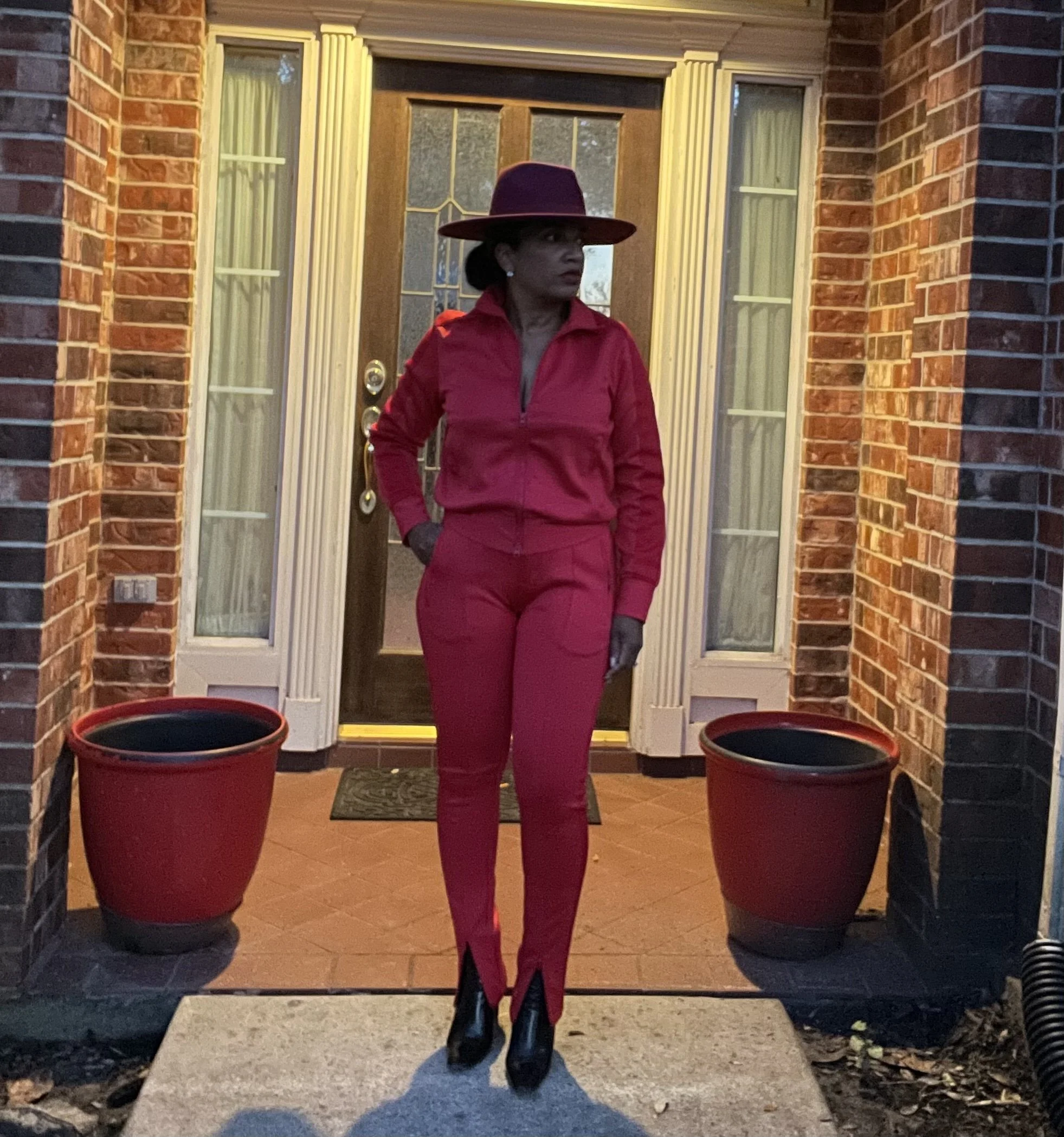 Simone jogger set (Red)