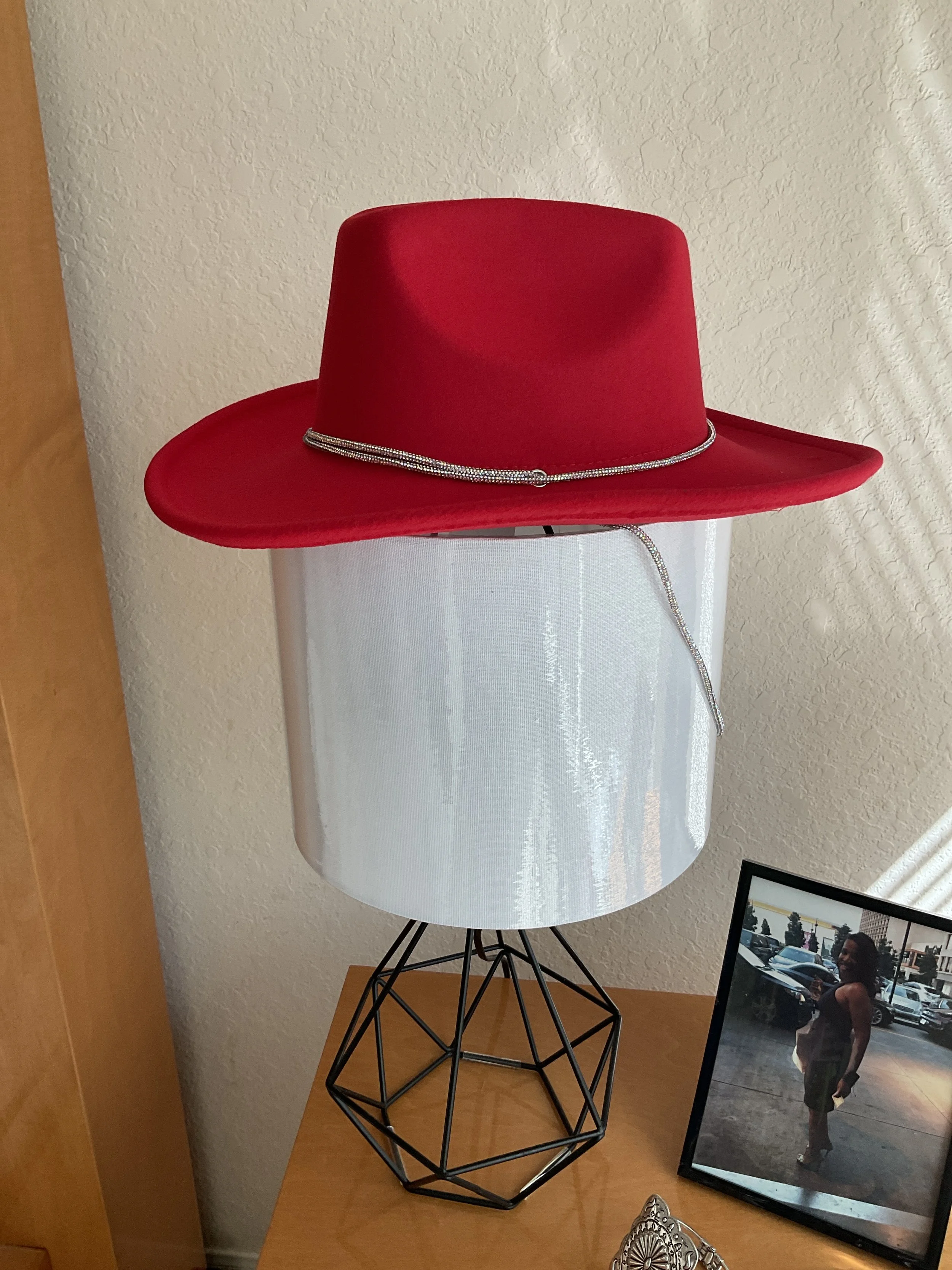 Farrah Western Hat (Red)