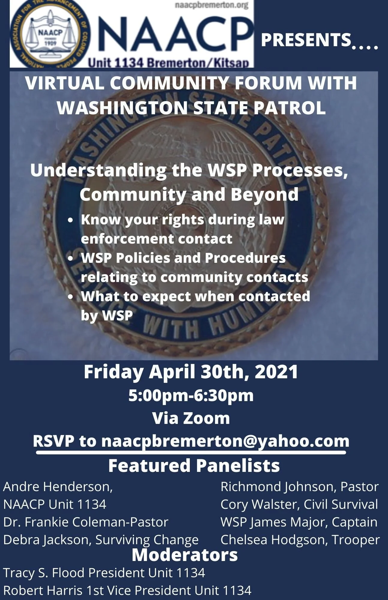 Virtual Community Forum With Washington State Patrol