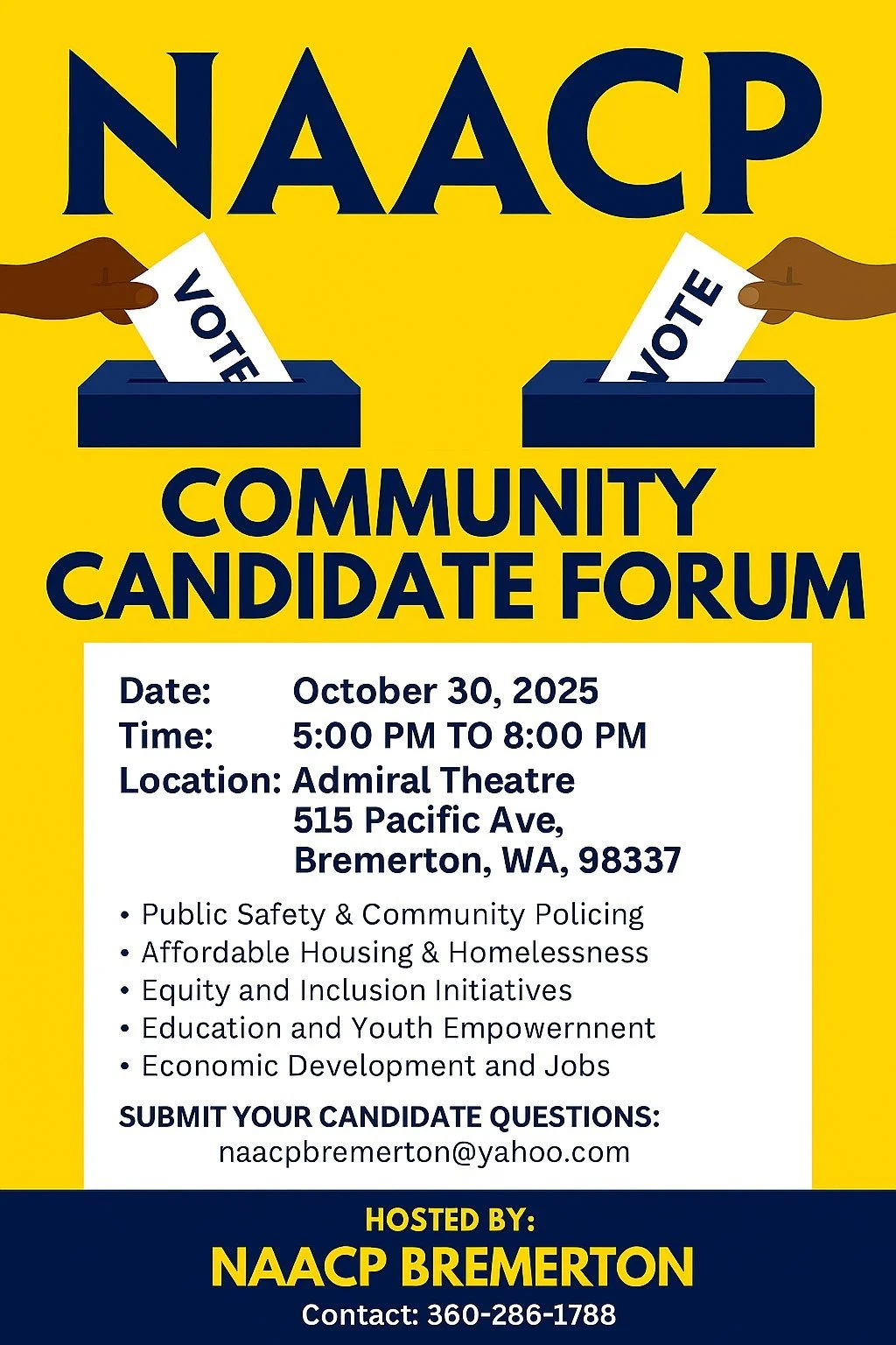 Community Candidate Forum